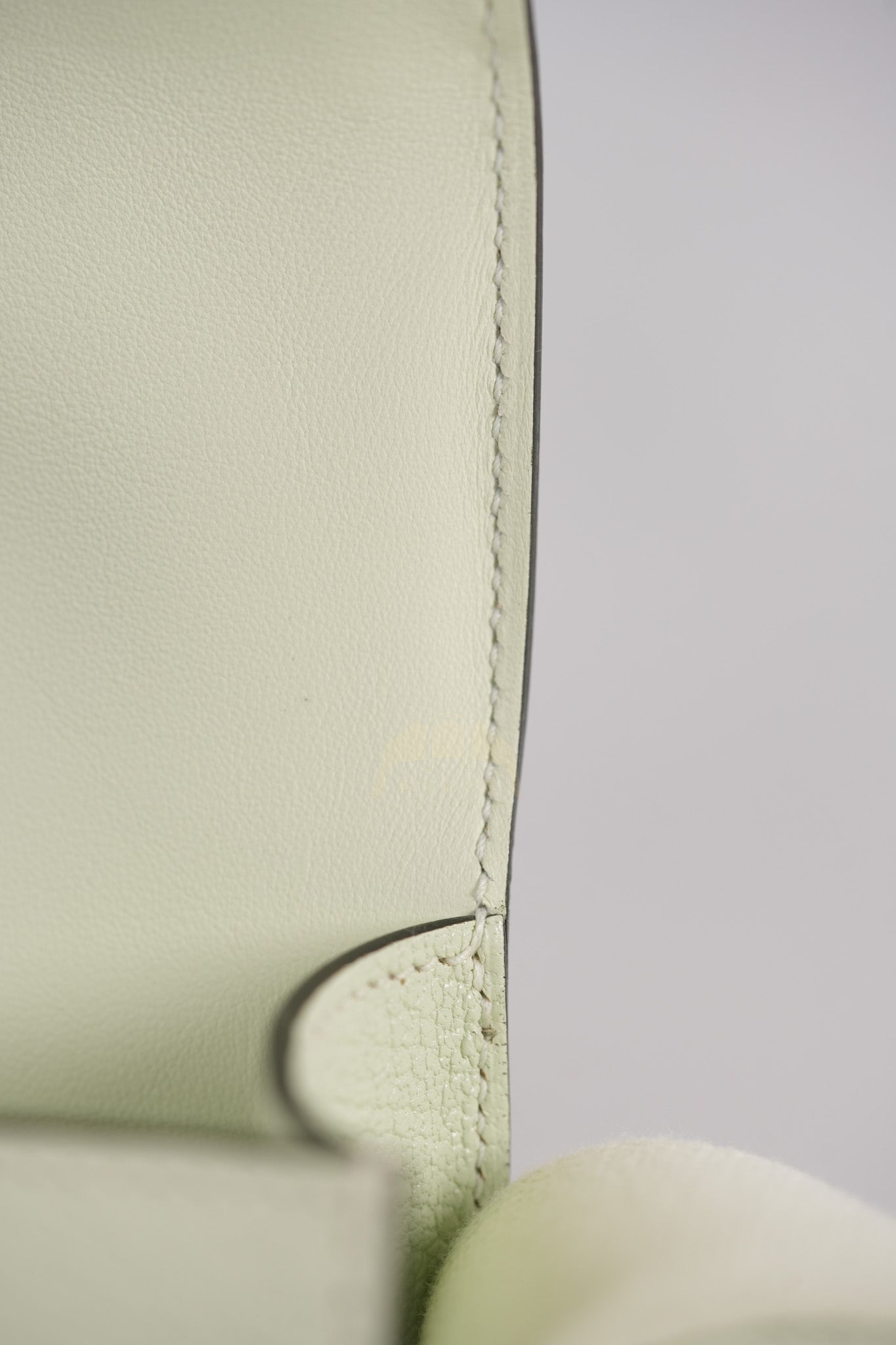 Geta Vert Fizz in Chevre Mysore Leather and Gold Hardware Stamp B (2023) | Purse Maison Luxury Bags Shop