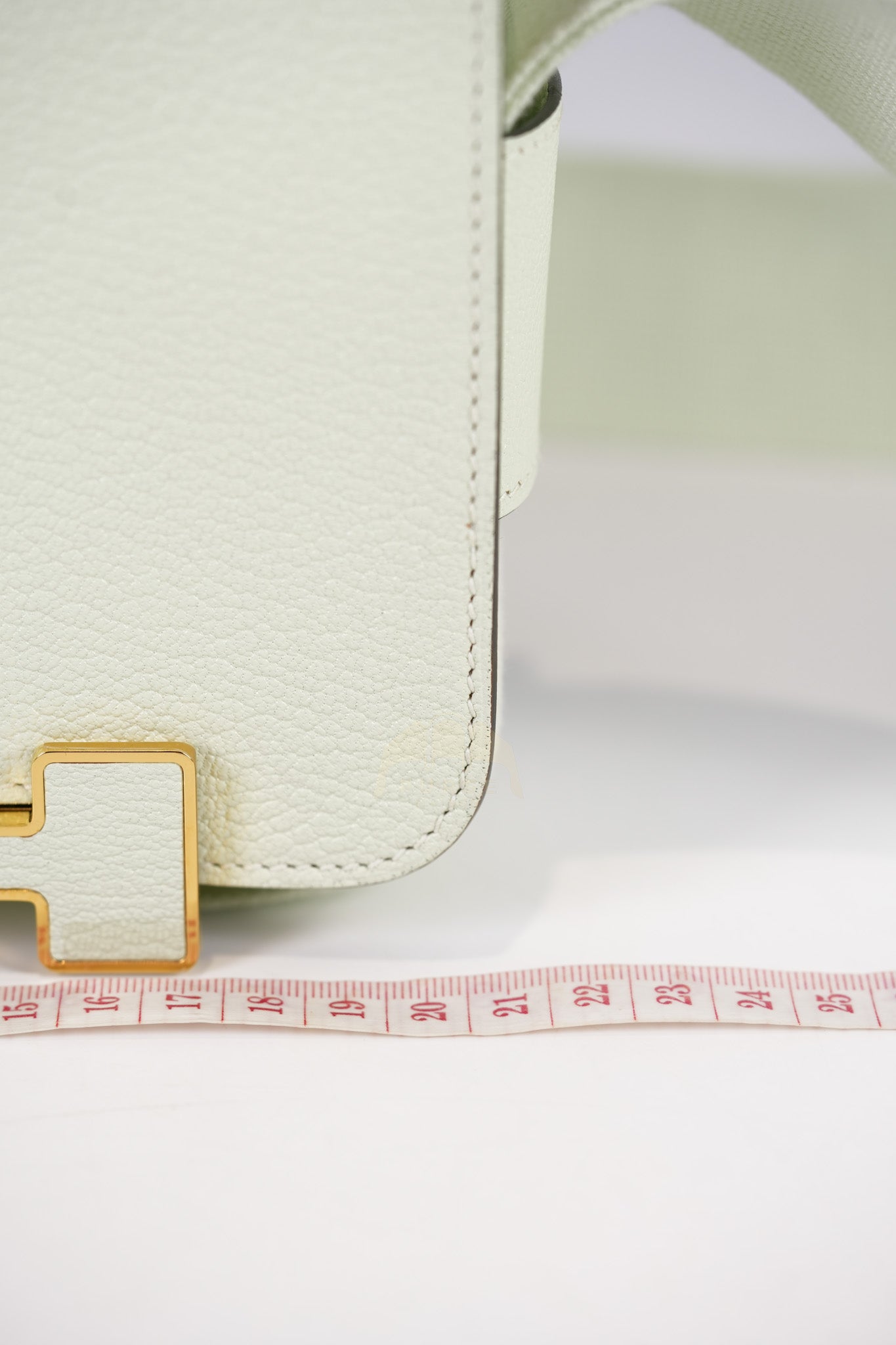 Geta Vert Fizz in Chevre Mysore Leather and Gold Hardware Stamp B (2023) | Purse Maison Luxury Bags Shop