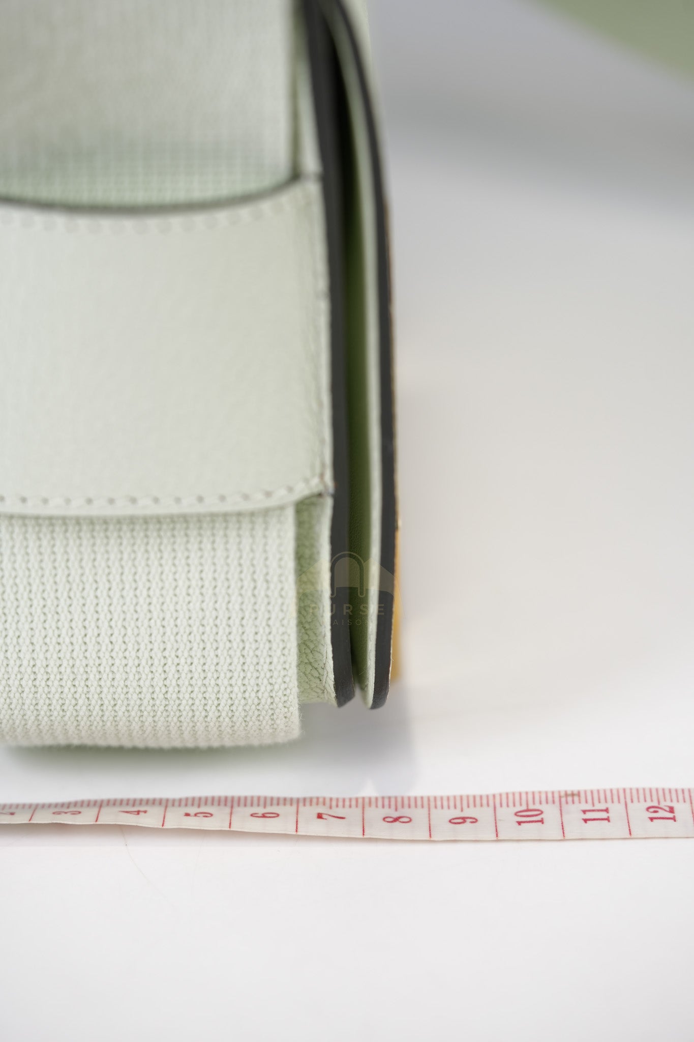 Geta Vert Fizz in Chevre Mysore Leather and Gold Hardware Stamp B (2023) | Purse Maison Luxury Bags Shop