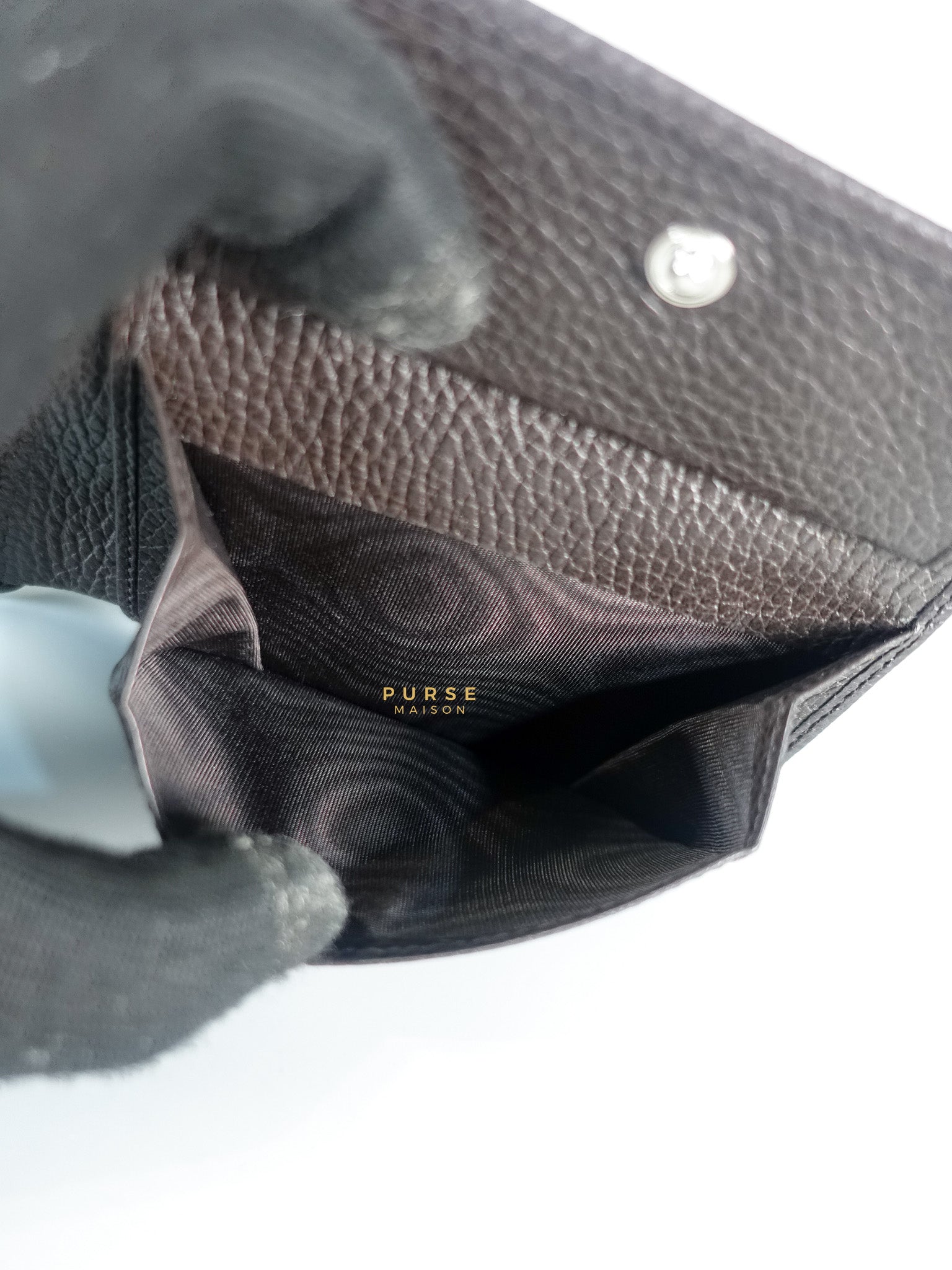 GG Canvas Bi-fold Brown Leather Wallet | Purse Maison Luxury Bags Shop