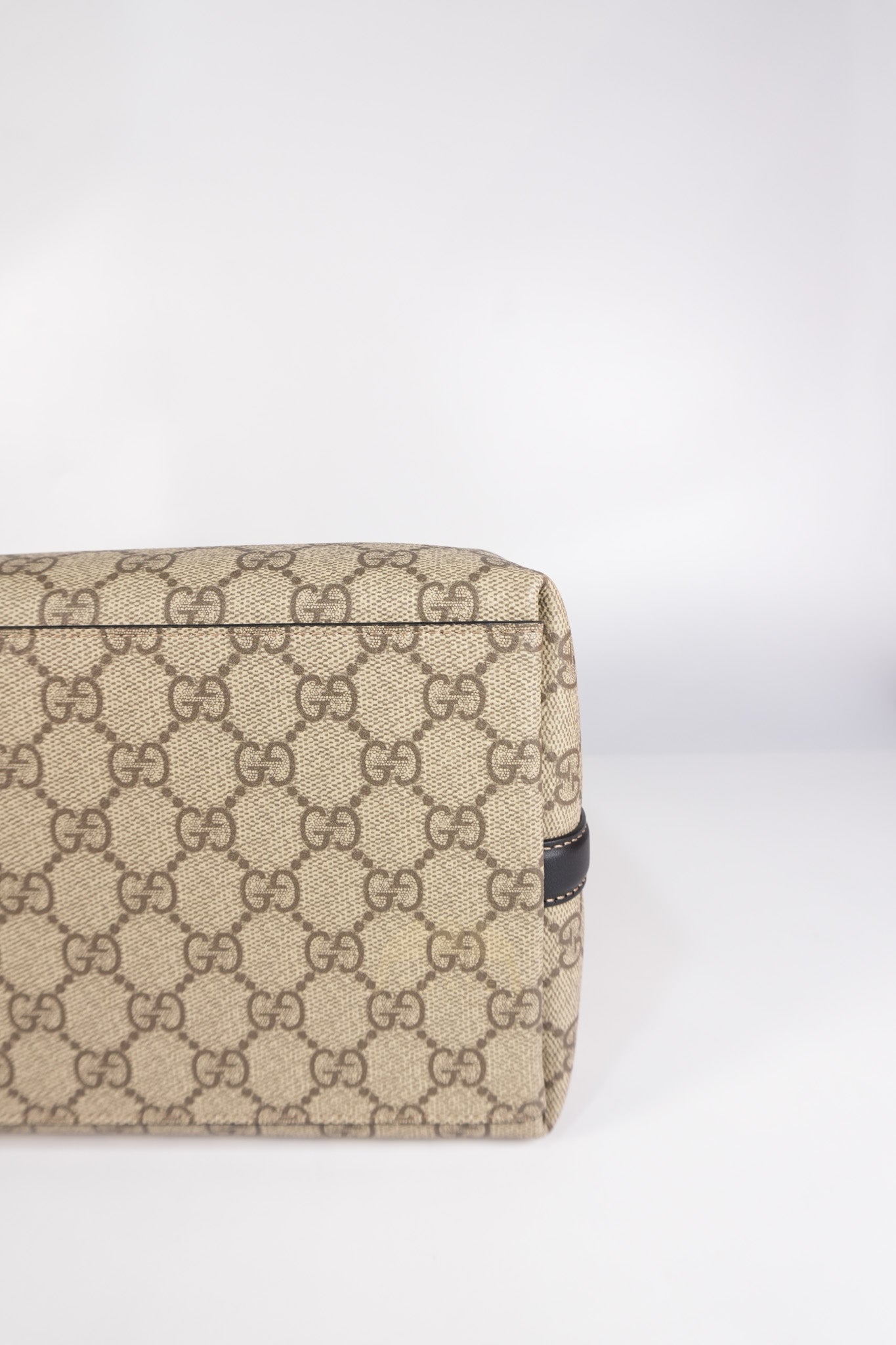 GG Emblem Tote Bag Medium in Supreme Canvas & Gold Hardware | Purse Maison Luxury Bags Shop