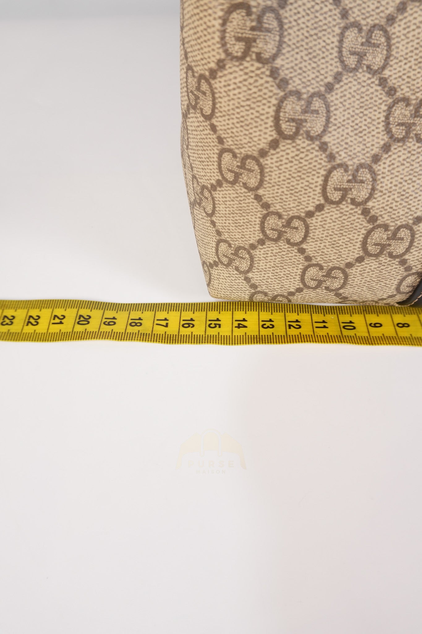 GG Emblem Tote Bag Medium in Supreme Canvas & Gold Hardware | Purse Maison Luxury Bags Shop