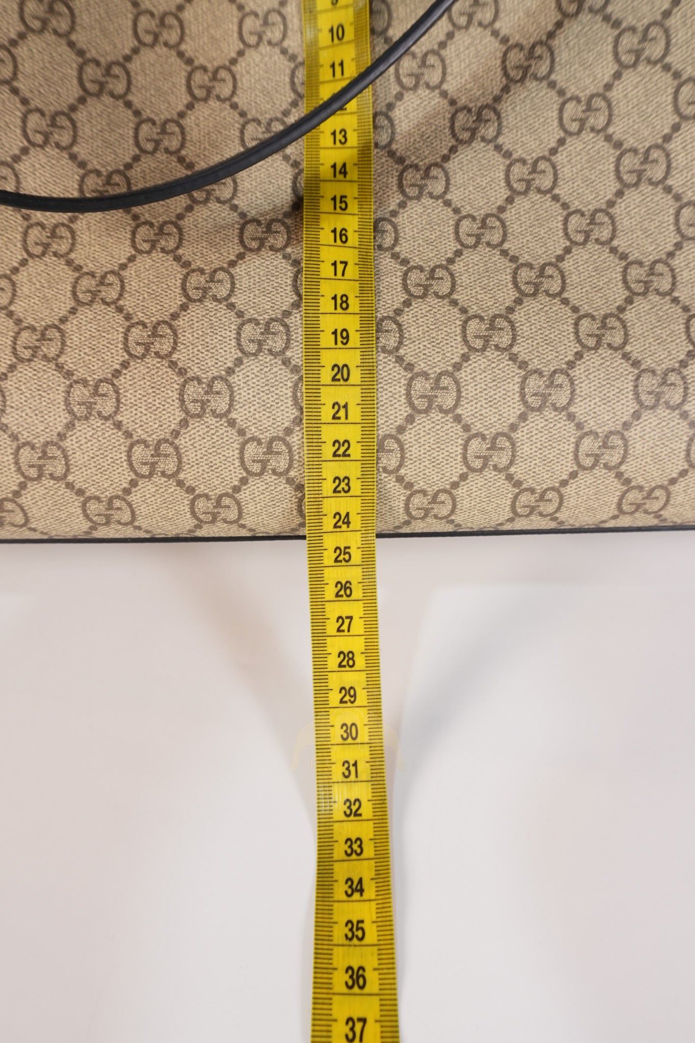 GG Emblem Tote Bag Medium in Supreme Canvas & Gold Hardware | Purse Maison Luxury Bags Shop