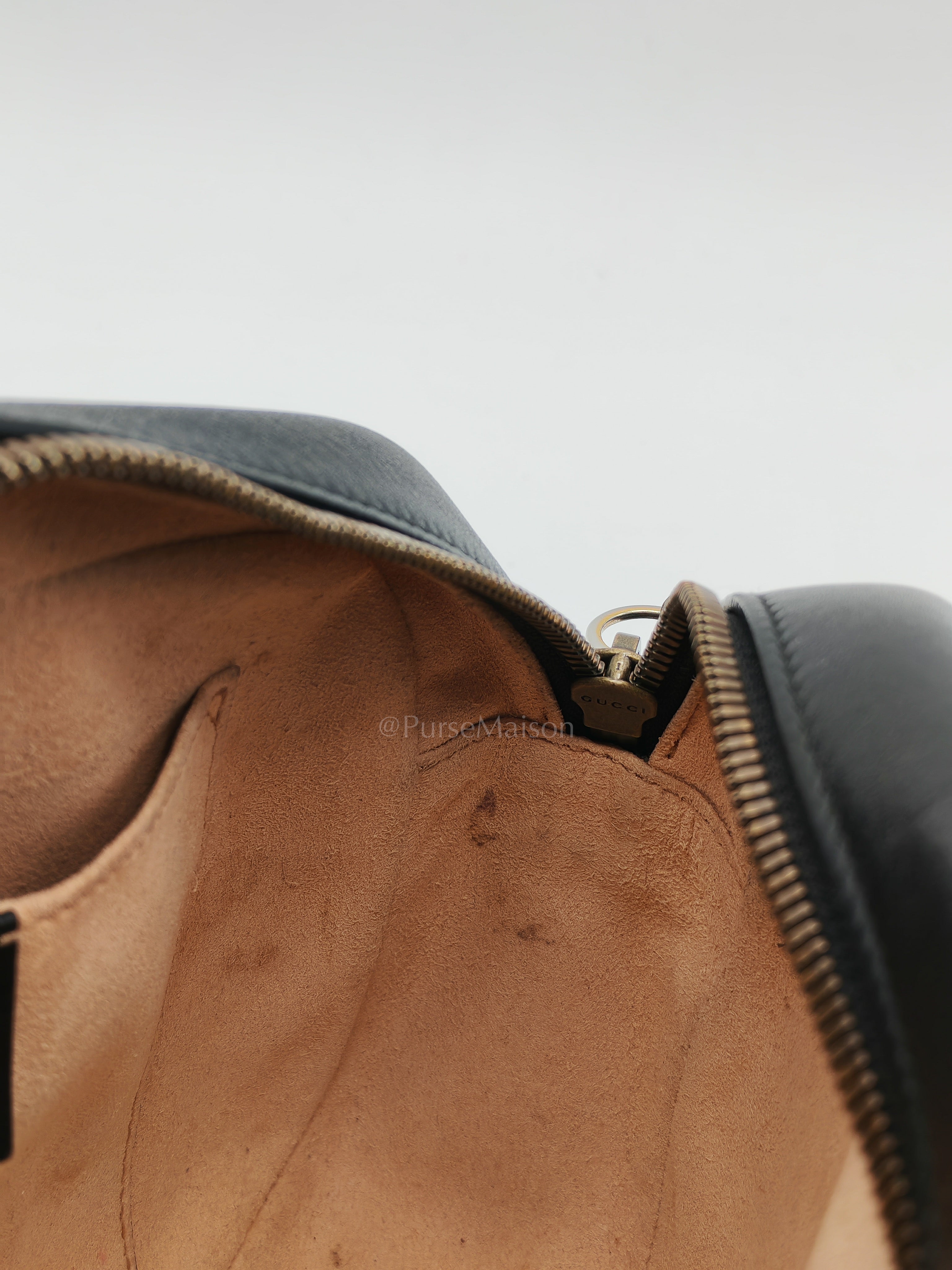 GG Marmont Camera Bag Small in Black Matelassé Leather | Purse Maison Luxury Bags Shop