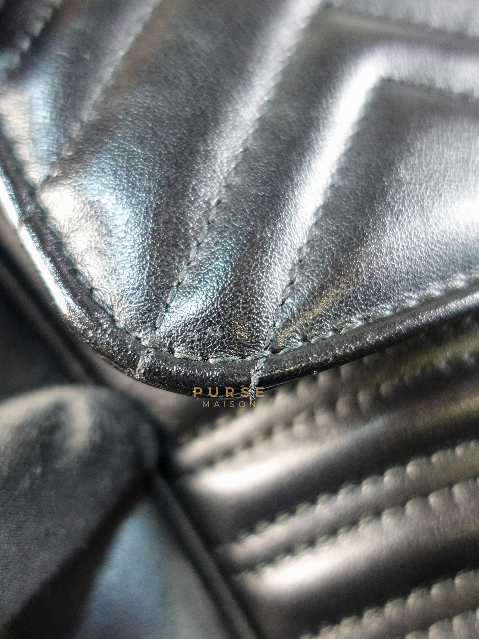 GG Marmont Flap Bag Large in Black Matelasse Leather & Aged Gold Hardware | Purse Maison Luxury Bags Shop