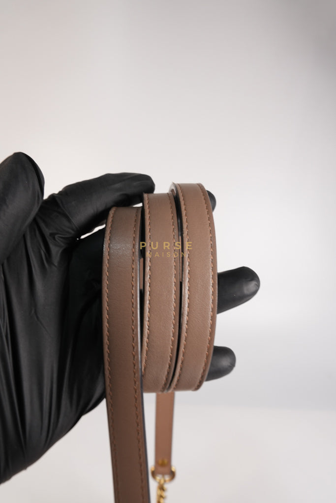 GG Marmont Mini Camera Bag in Dusty Rose Matellase & Gold Hardware | Purse Maison Luxury Bags Shop