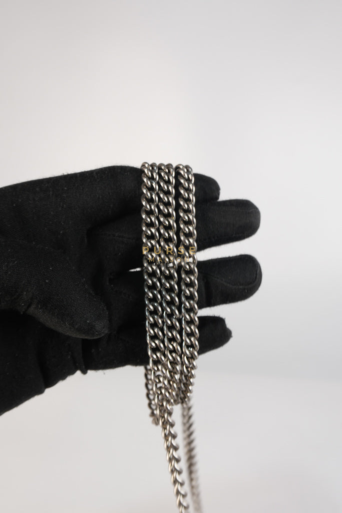 GG Marmont Super Mini Bag in Beige Matellase Leather & Ruthenium Hardware | Purse Maison Luxury Bags Shop