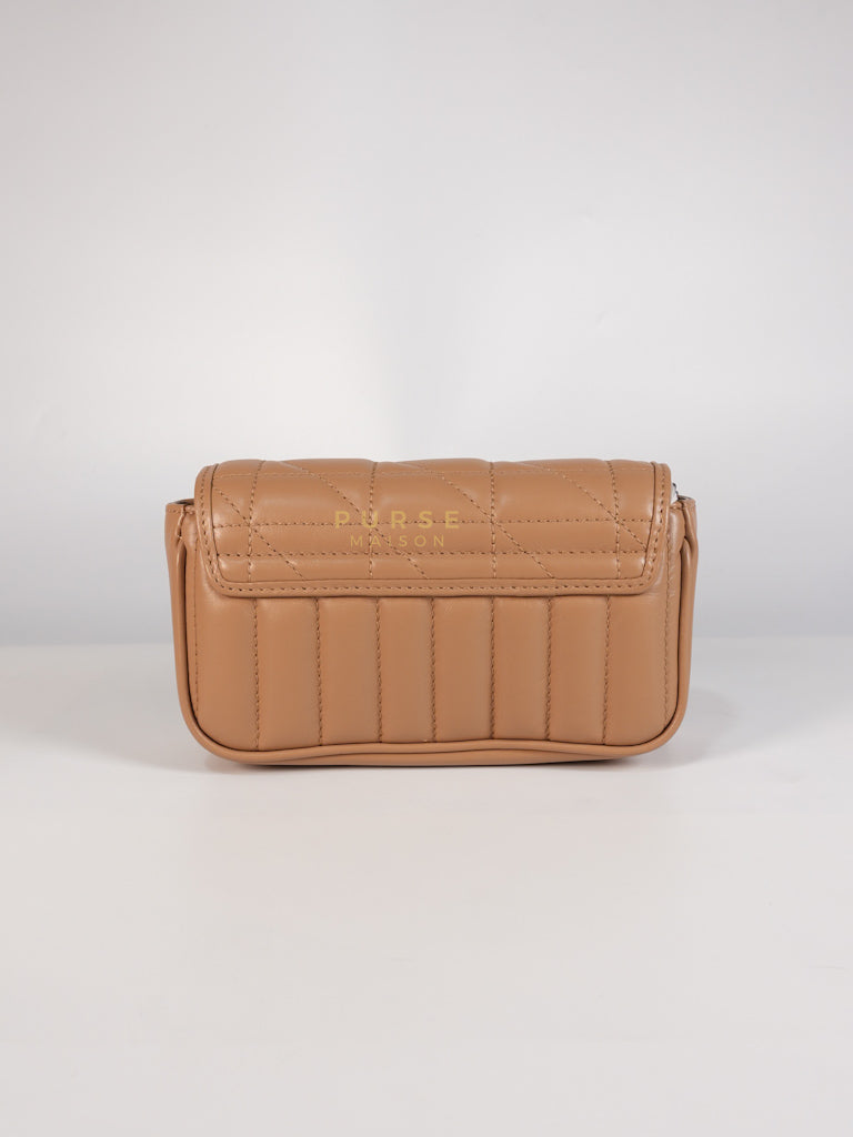 GG Marmont Super Mini Bag in Beige Matellase Leather & Ruthenium Hardware | Purse Maison Luxury Bags Shop