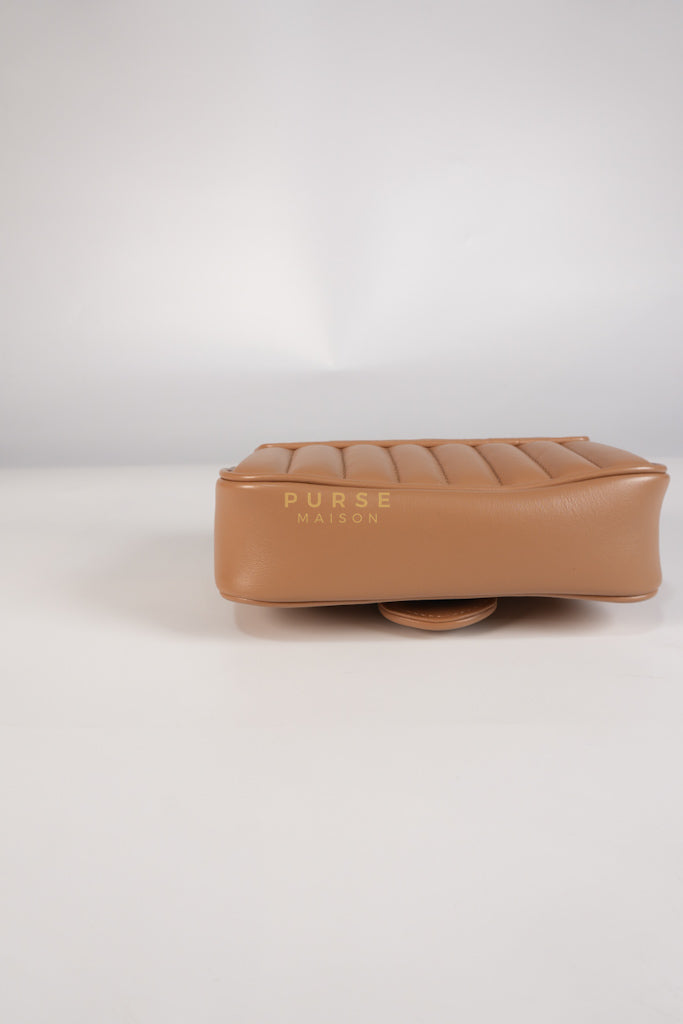 GG Marmont Super Mini Bag in Beige Matellase Leather & Ruthenium Hardware | Purse Maison Luxury Bags Shop