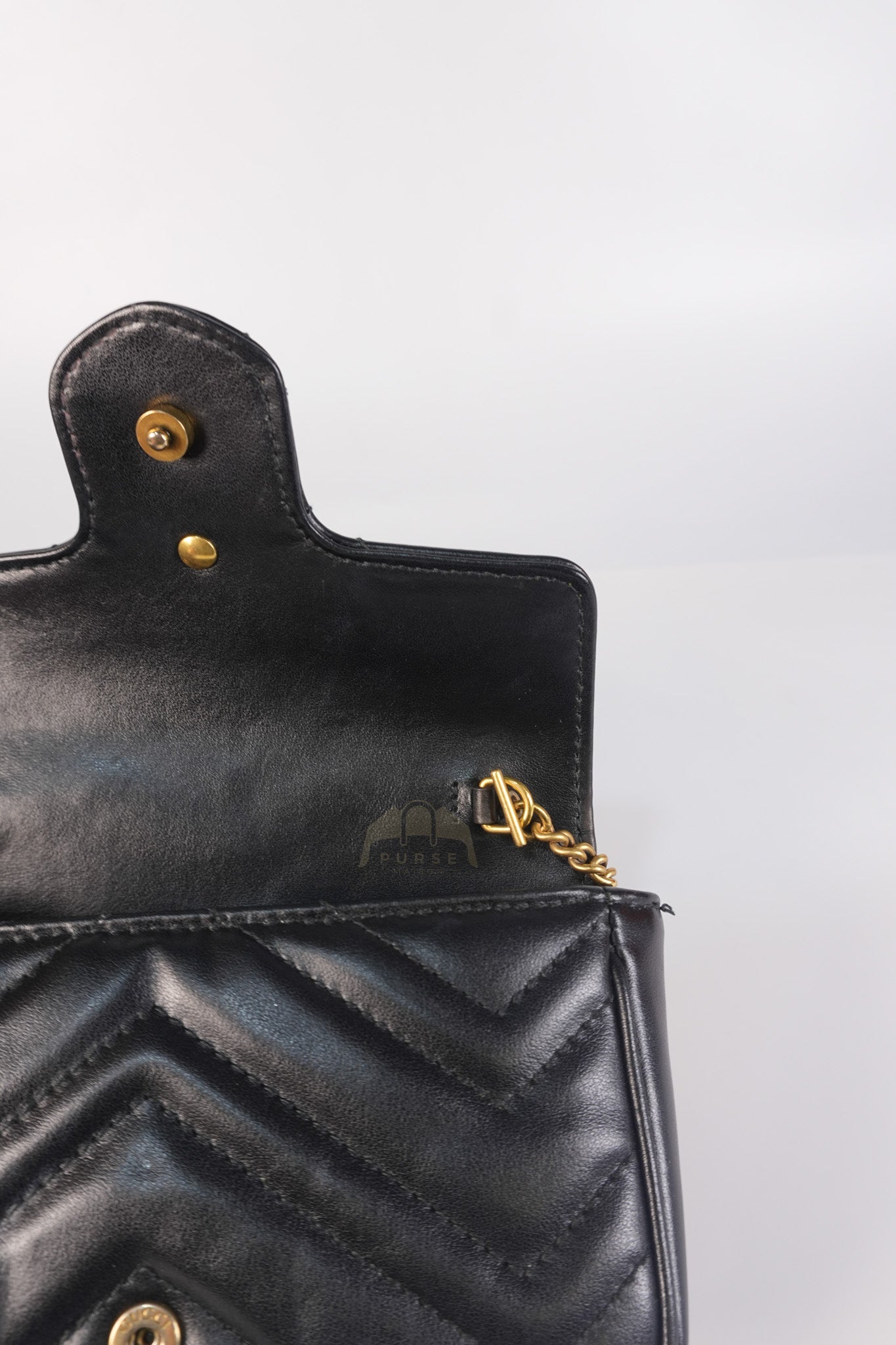 GG Marmont Super Mini Black Chain Bag | Purse Maison Luxury Bags Shop