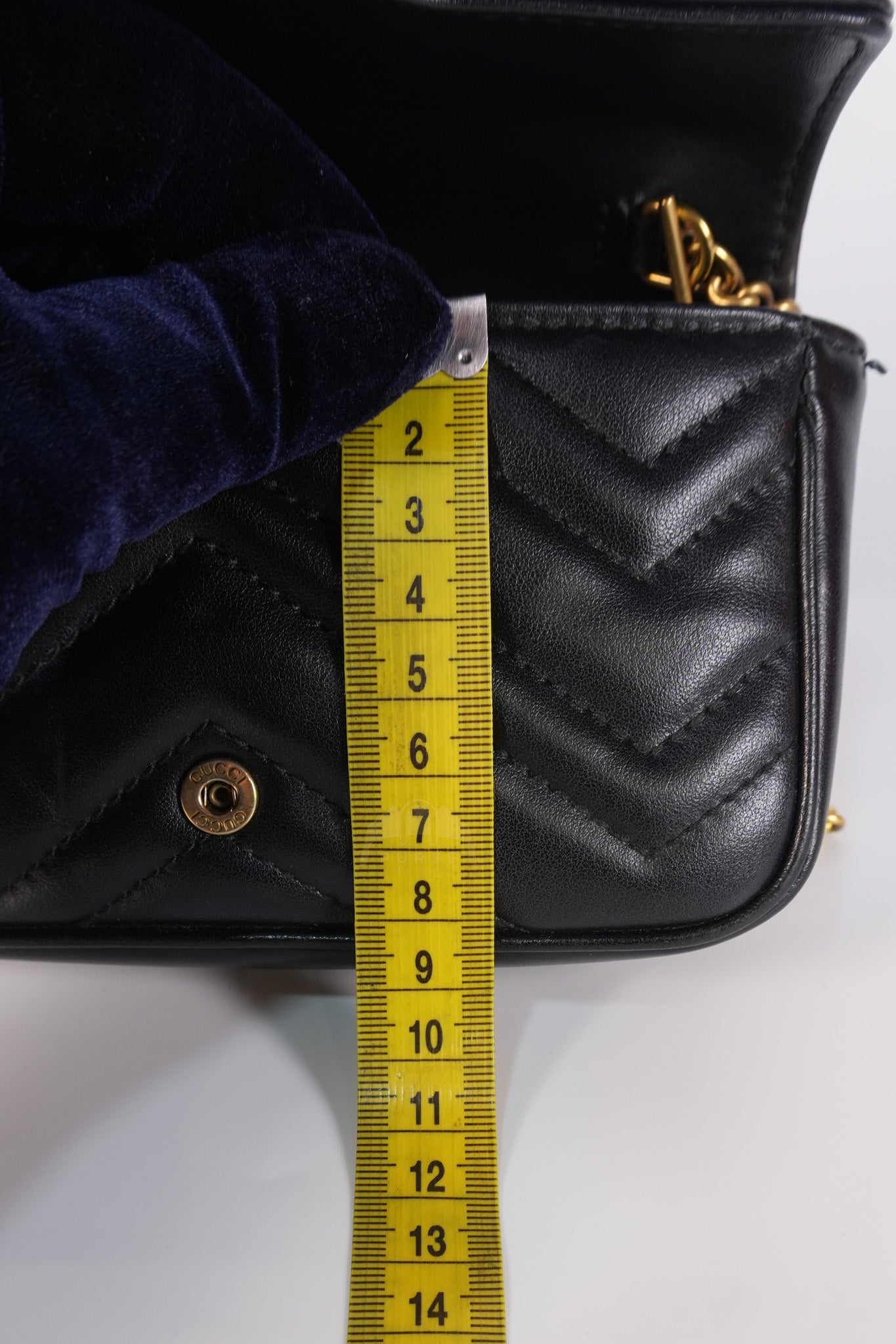 GG Marmont Super Mini Black Chain Bag | Purse Maison Luxury Bags Shop