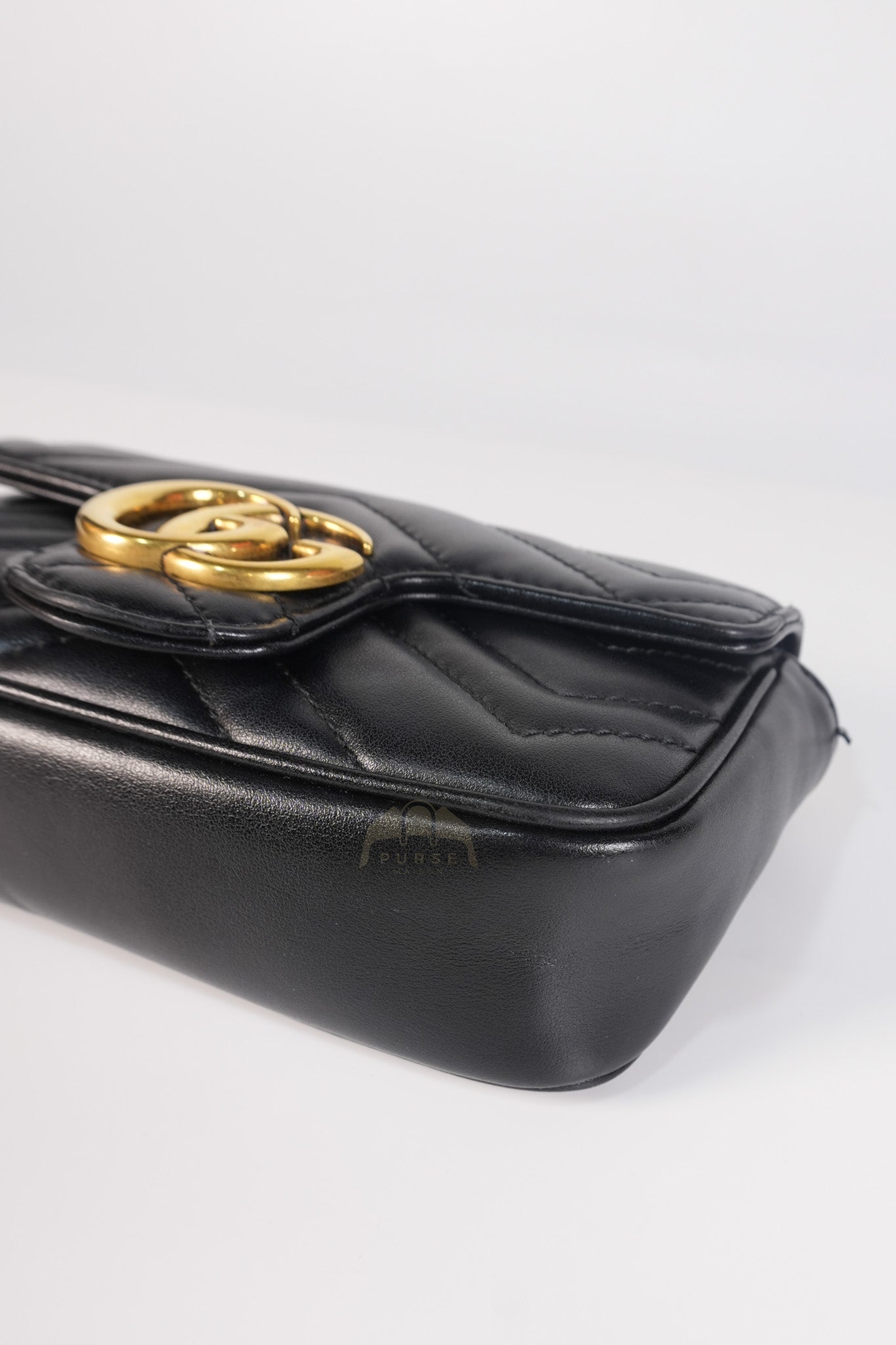 GG Marmont Super Mini Black Chain Bag | Purse Maison Luxury Bags Shop