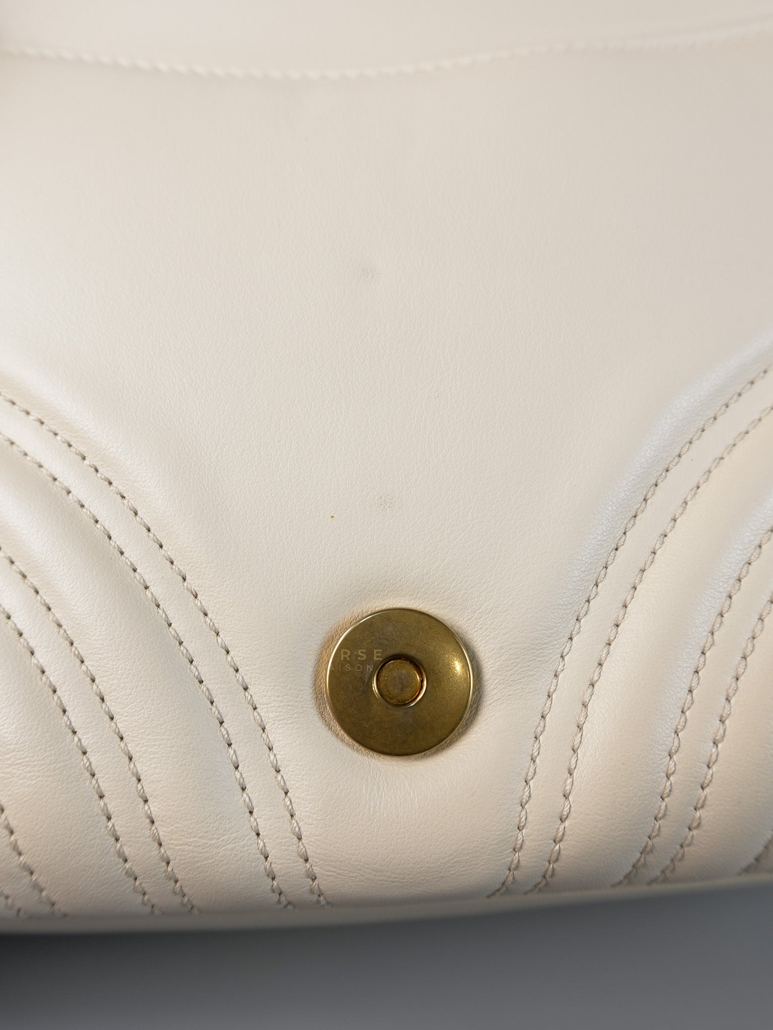 GG Marmont Top-Handle Medium in Matelassé Sylvie Web Calfskin Leather | Purse Maison Luxury Bags Shop