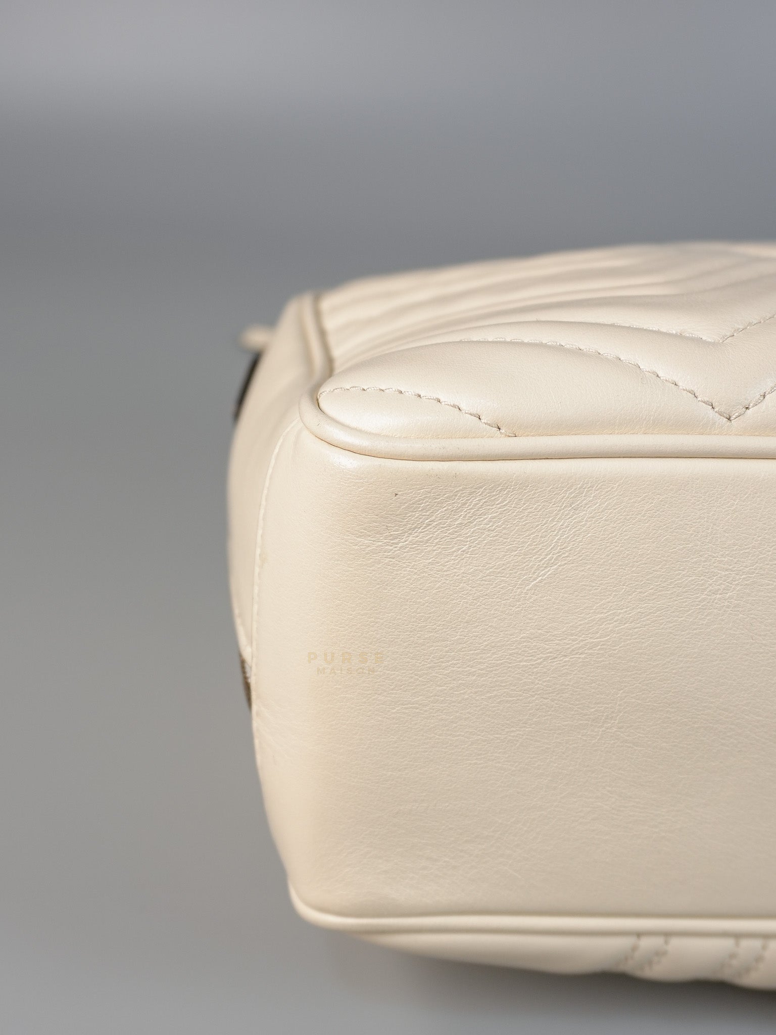 GG Marmont Top-Handle Medium in Matelassé Sylvie Web Calfskin Leather | Purse Maison Luxury Bags Shop