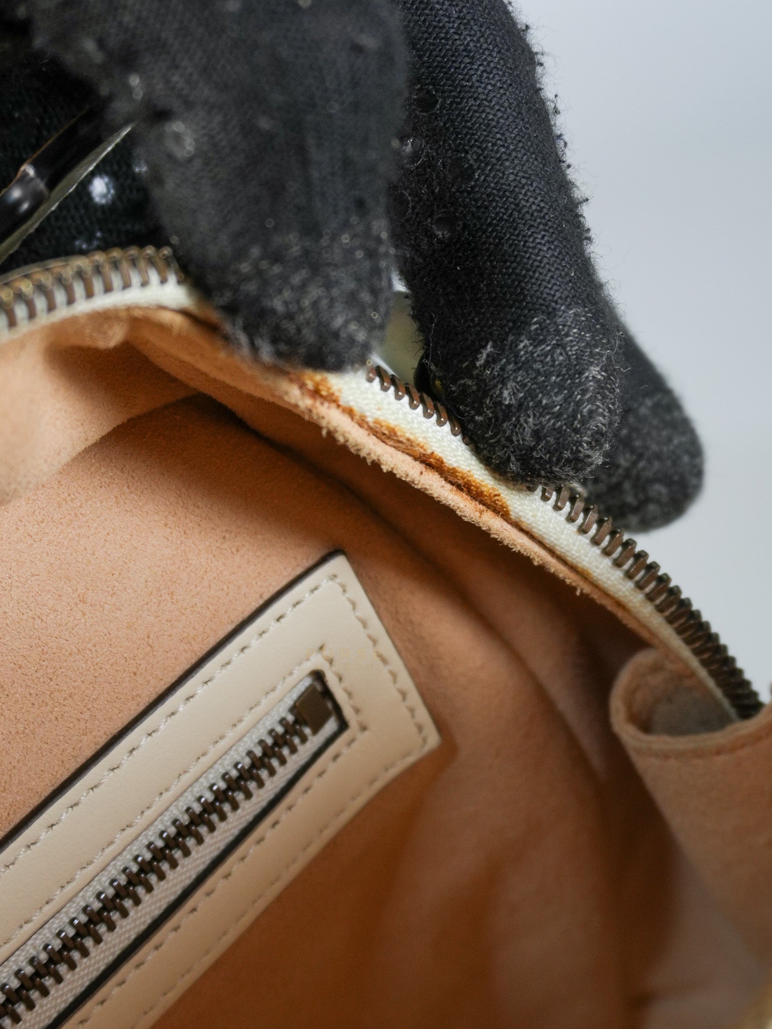 GG Marmont Top-Handle Medium in Matelassé Sylvie Web Calfskin Leather | Purse Maison Luxury Bags Shop