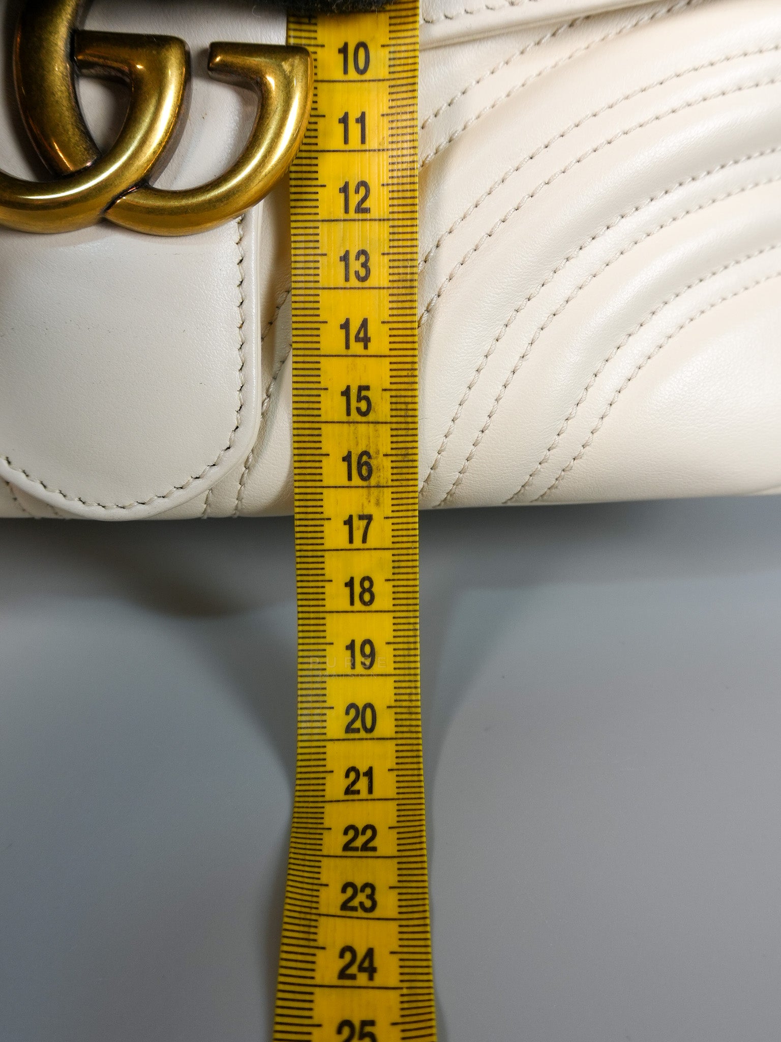 GG Marmont Top-Handle Medium in Matelassé Sylvie Web Calfskin Leather | Purse Maison Luxury Bags Shop