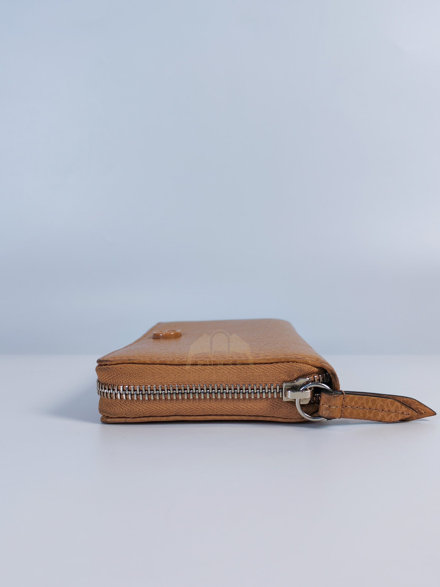 GG Marmont Zip Around Wallet in Tan Pebbled Leather | Purse Maison Luxury Bags Shop