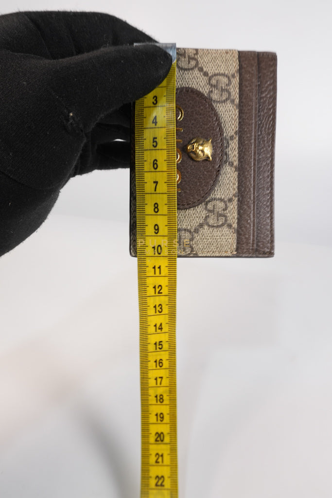 GG Neo Vintage Cardholder in Yellow Supreme Monogram | Purse Maison Luxury Bags Shop