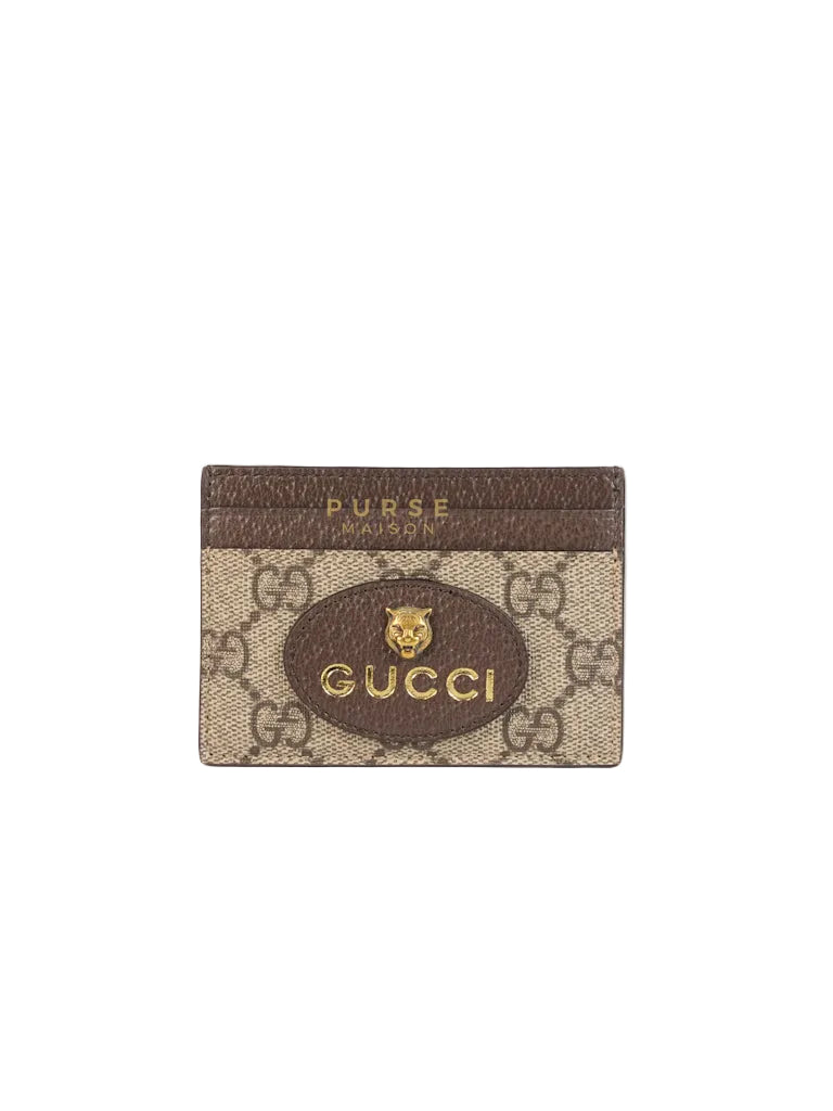 GG Neo Vintage Cardholder in Yellow Supreme Monogram | Purse Maison Luxury Bags Shop