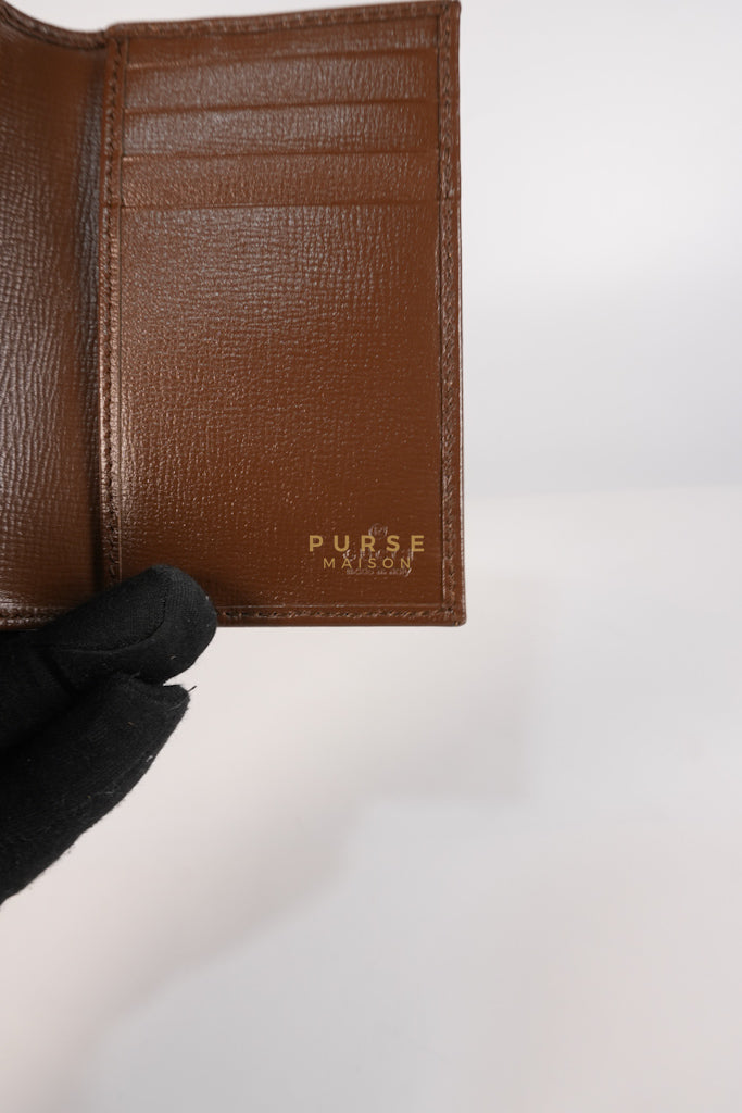GG Retro Interlocking G Bi-Fold Card Holder in Supreme Monogram | Purse Maison Luxury Bags Shop
