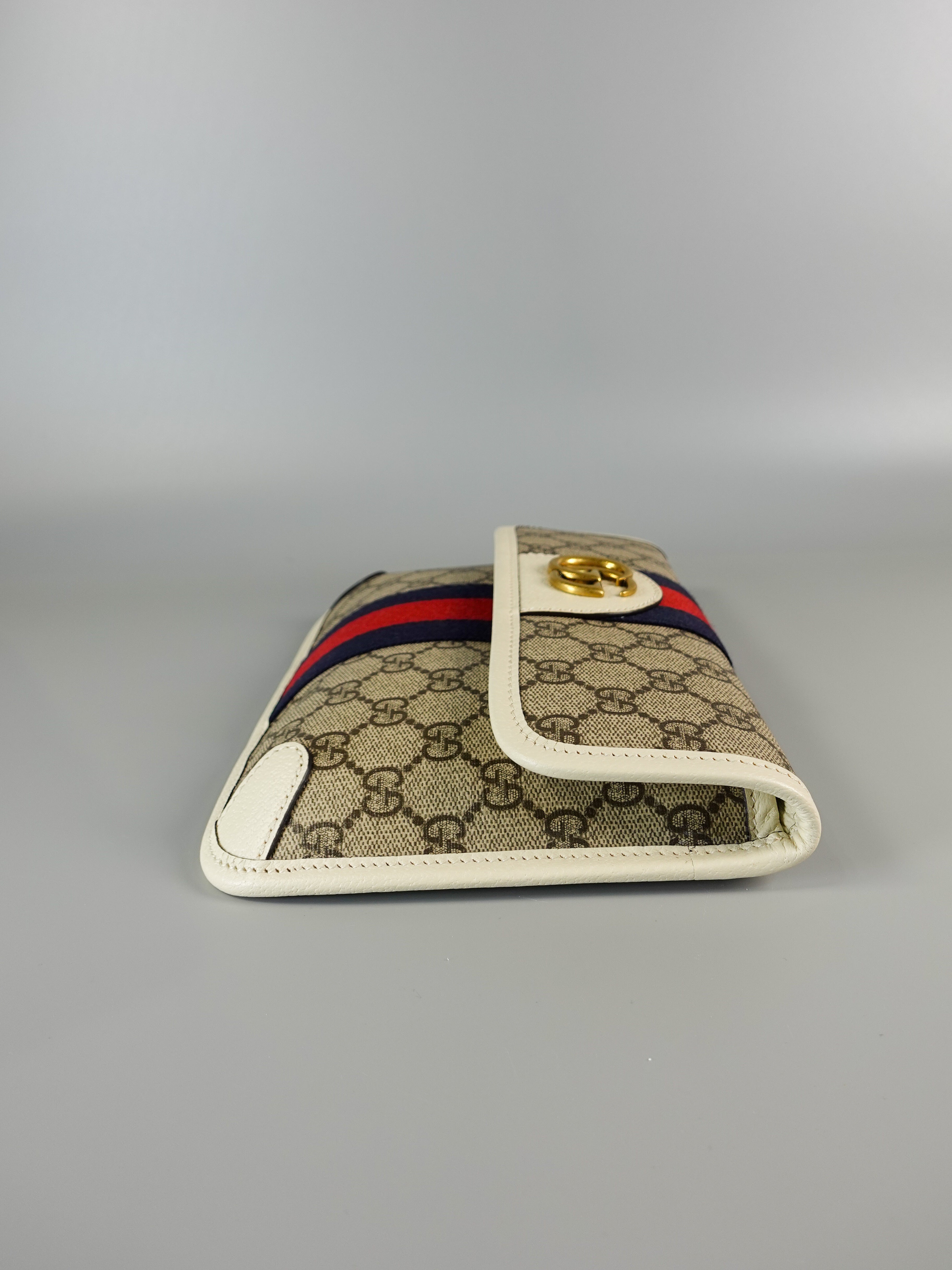 GG Supreme Web Canvas White Ophidia Belt Bag | Purse Maison Luxury Bags Shop