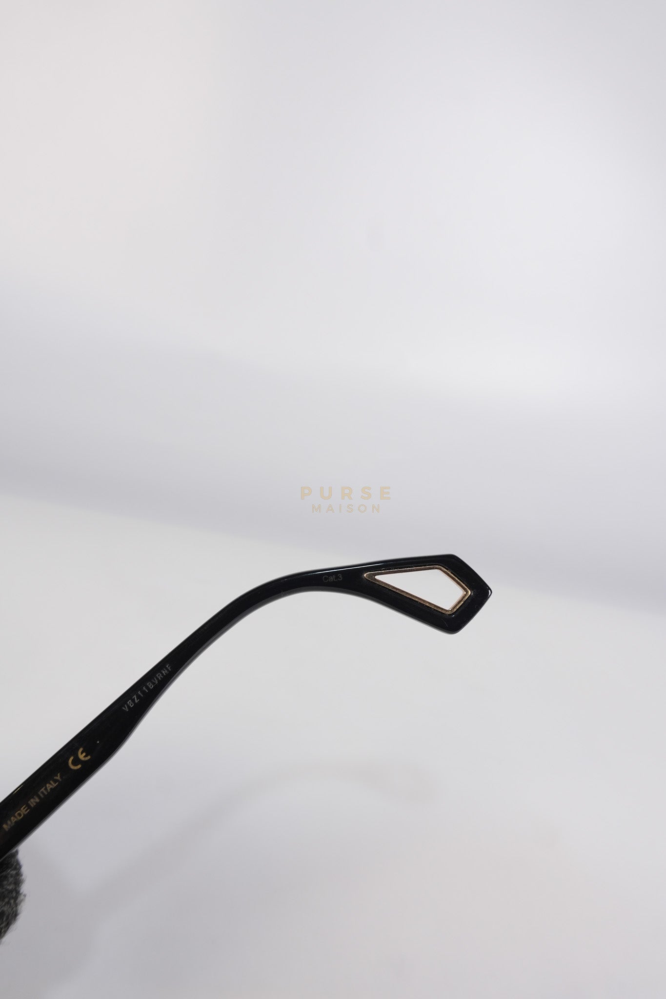 GG0467S Sunglasses in Black/Green | Purse Maison Luxury Bags Shop