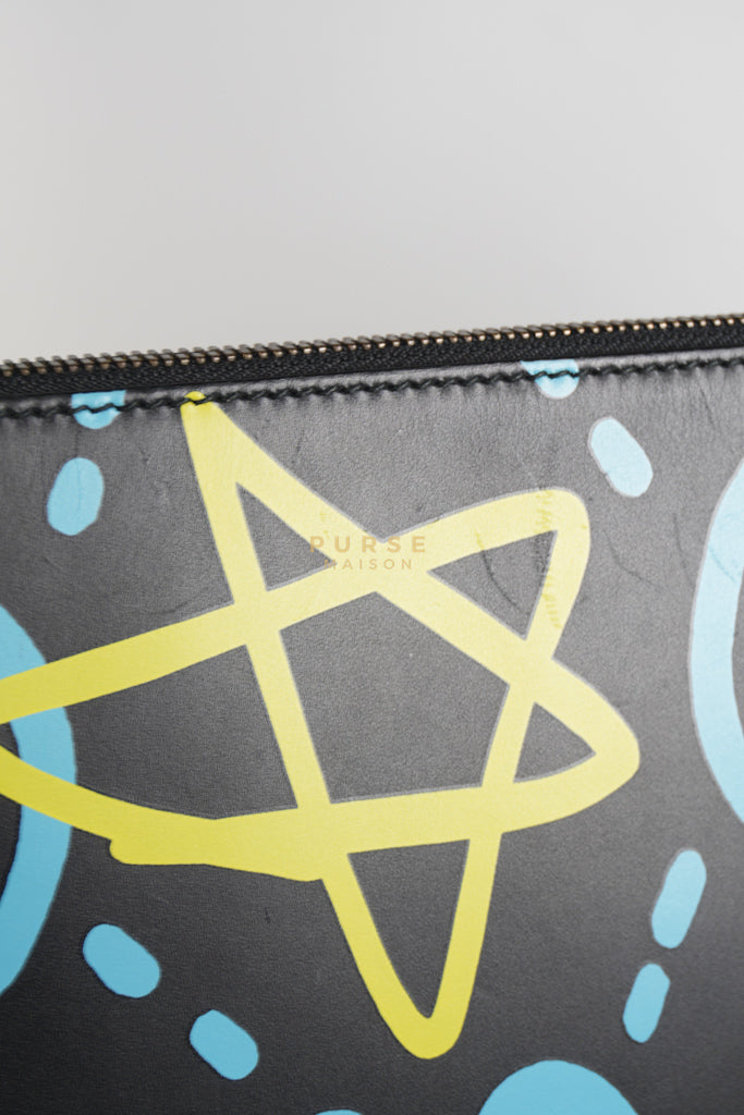 Ghost Crossbody Bag in Graffiti Print Black/Multicolor | Purse Maison Luxury Bags Shop