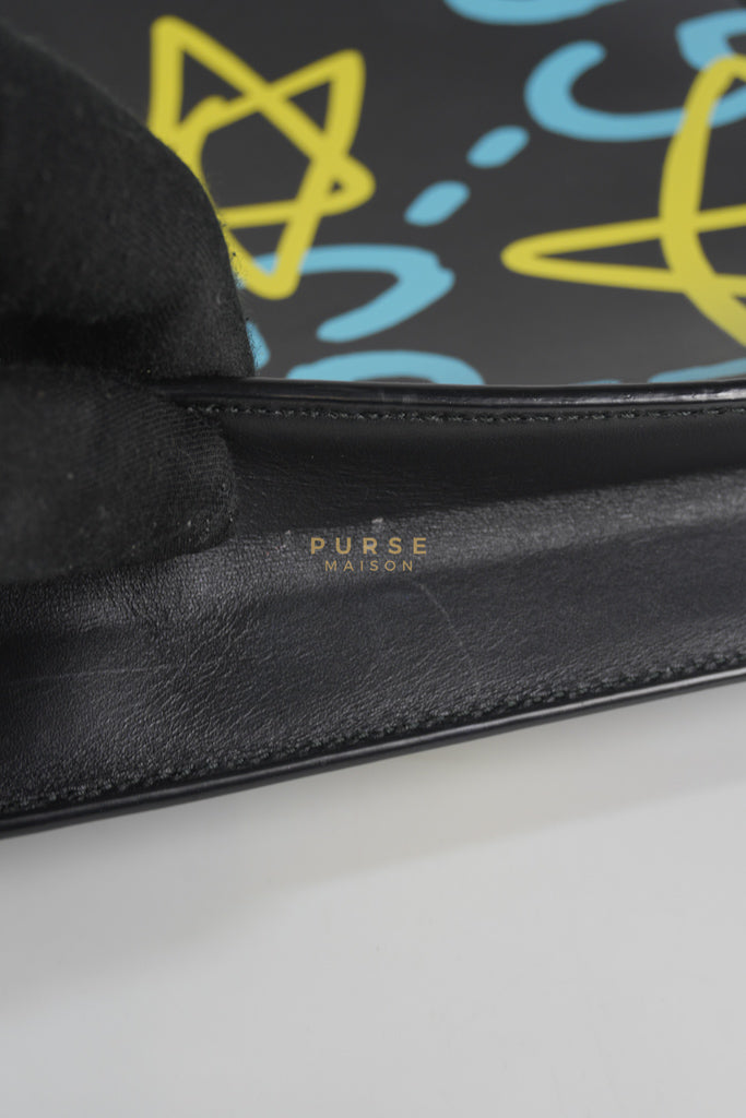 Ghost Crossbody Bag in Graffiti Print Black/Multicolor | Purse Maison Luxury Bags Shop