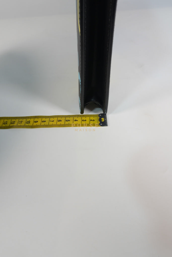 Ghost Crossbody Bag in Graffiti Print Black/Multicolor | Purse Maison Luxury Bags Shop