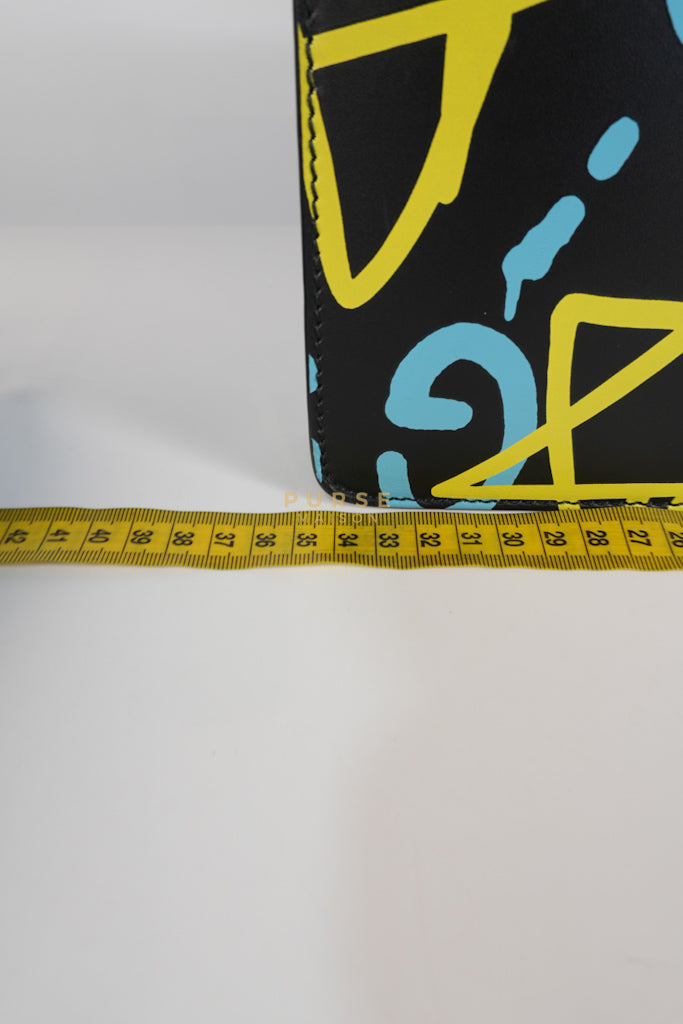 Ghost Crossbody Bag in Graffiti Print Black/Multicolor | Purse Maison Luxury Bags Shop