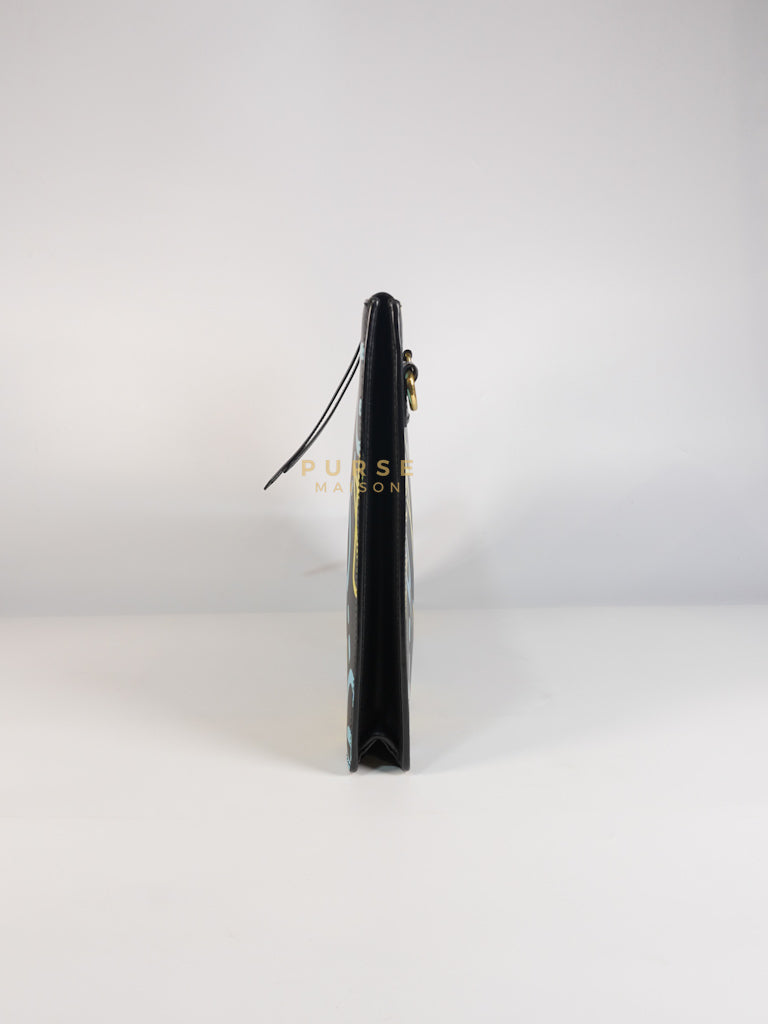 Ghost Crossbody Bag in Graffiti Print Black/Multicolor | Purse Maison Luxury Bags Shop