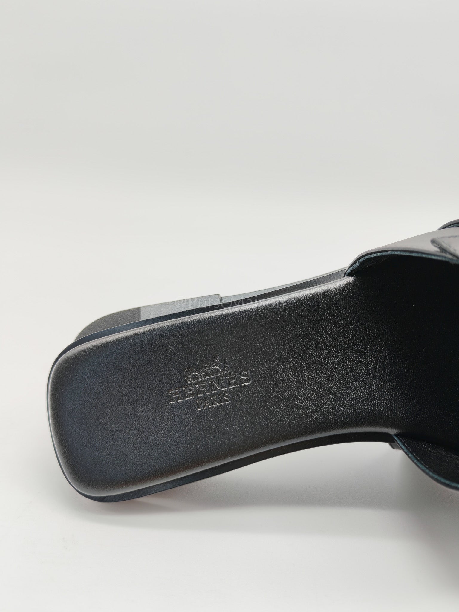 Giulia Black Sandals Size 38EU (24.5 CM) | Purse Maison Luxury Bags Shop