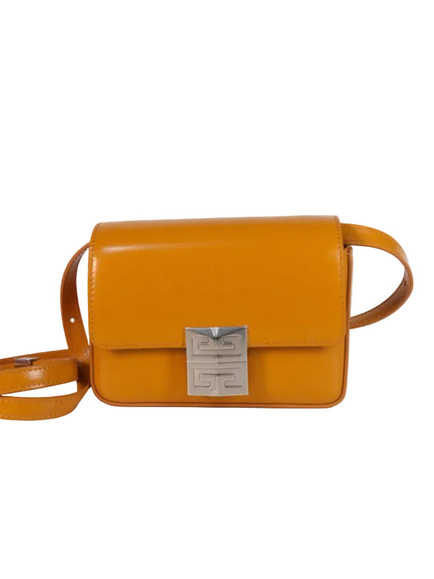 4G Small Caramel in Smooth Leather Crossbody Bag | Purse Maison Luxury Bags Shop