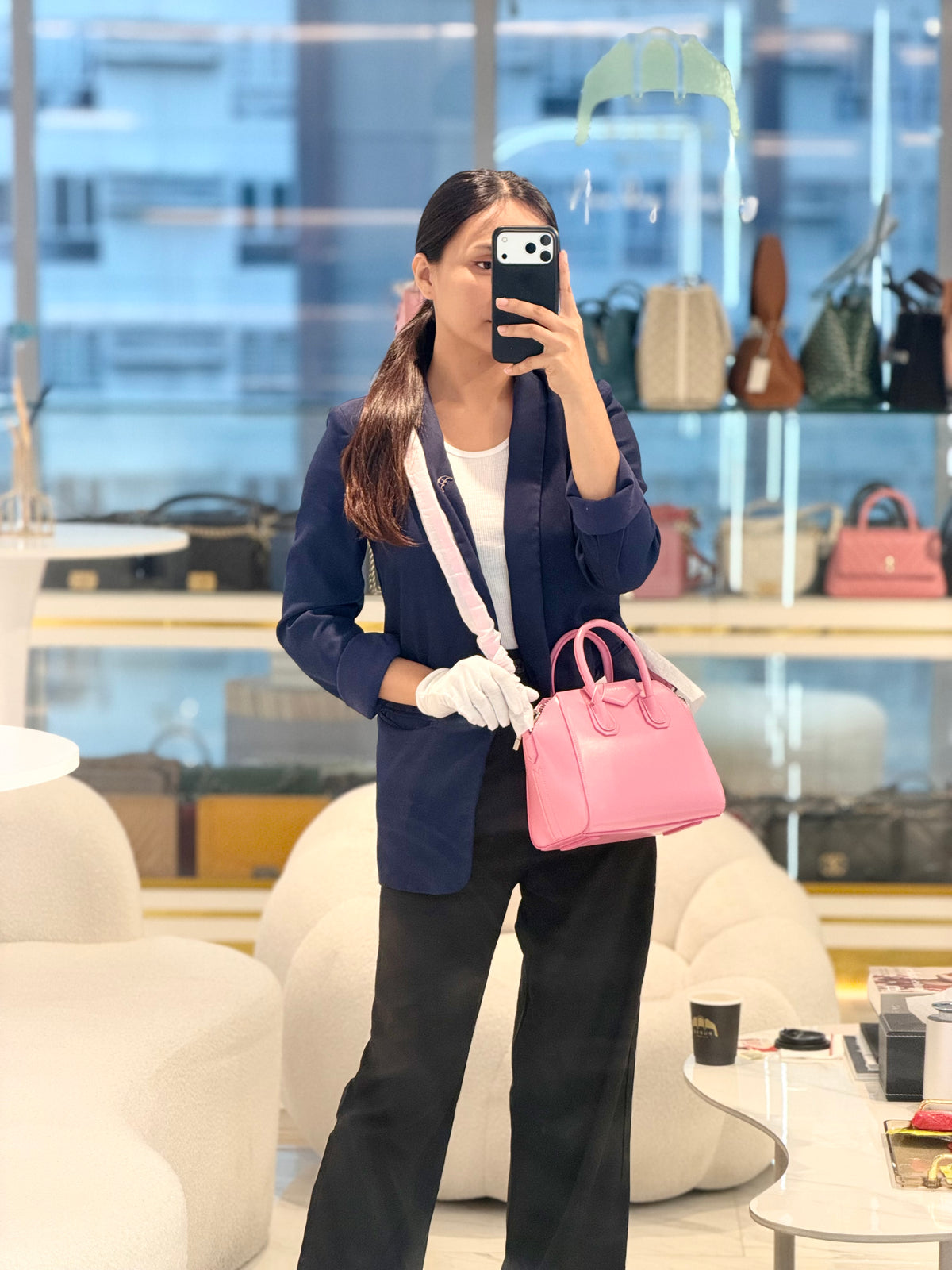 Givenchy Antigona Mini in Pink Calfskin Leather and Silver Hardware | Purse Maison Luxury Bags Shop