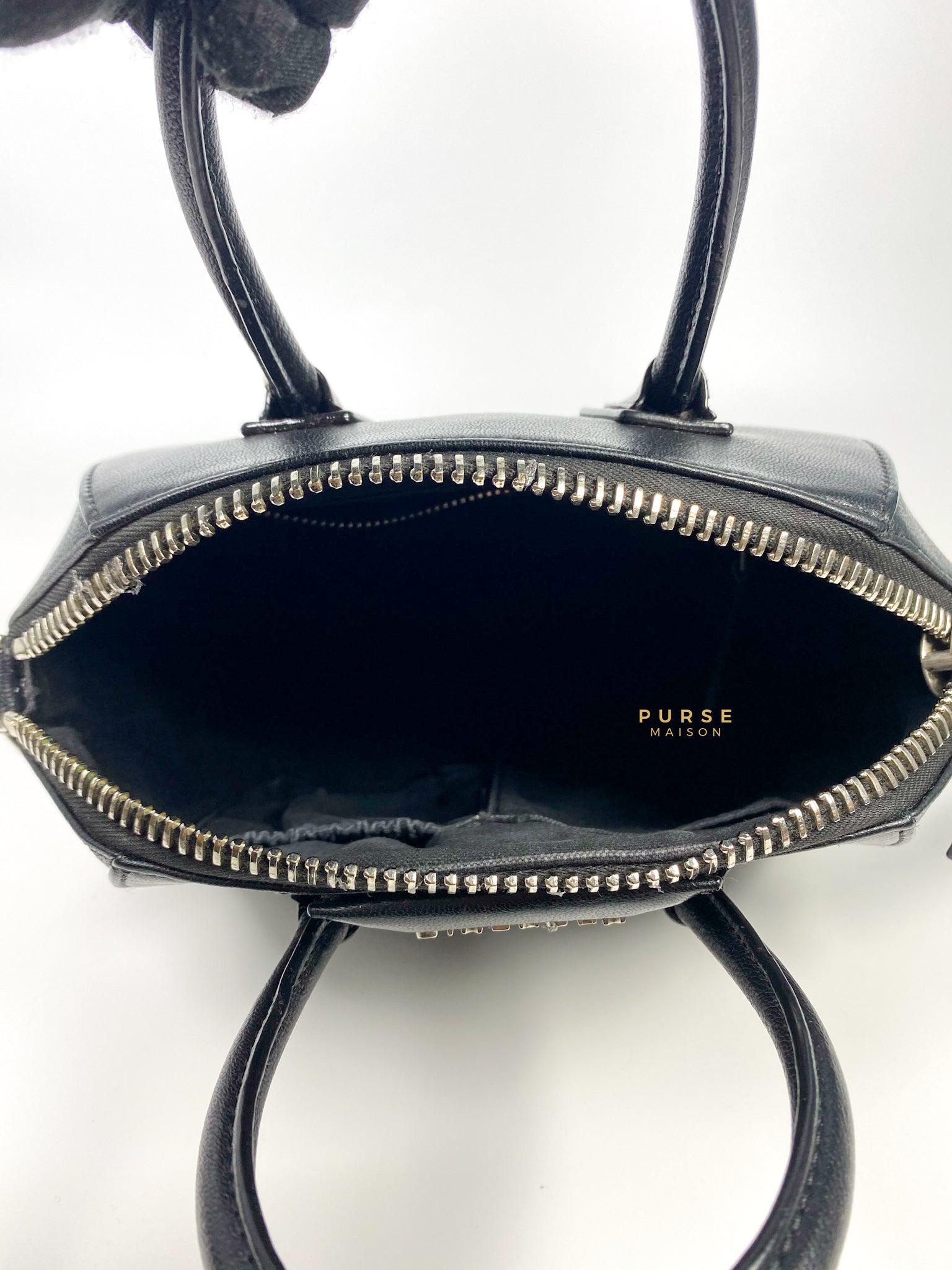 Givenchy Mini Antigona Black Grained Calfskin