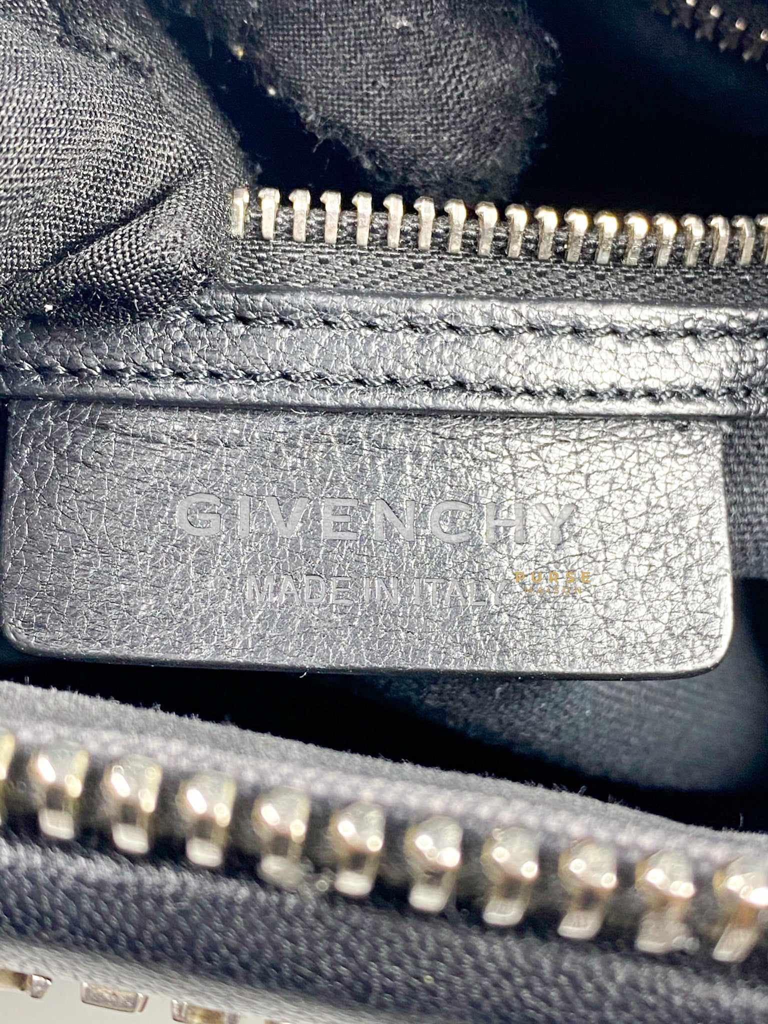 Givenchy Mini Antigona Black Grained Calfskin