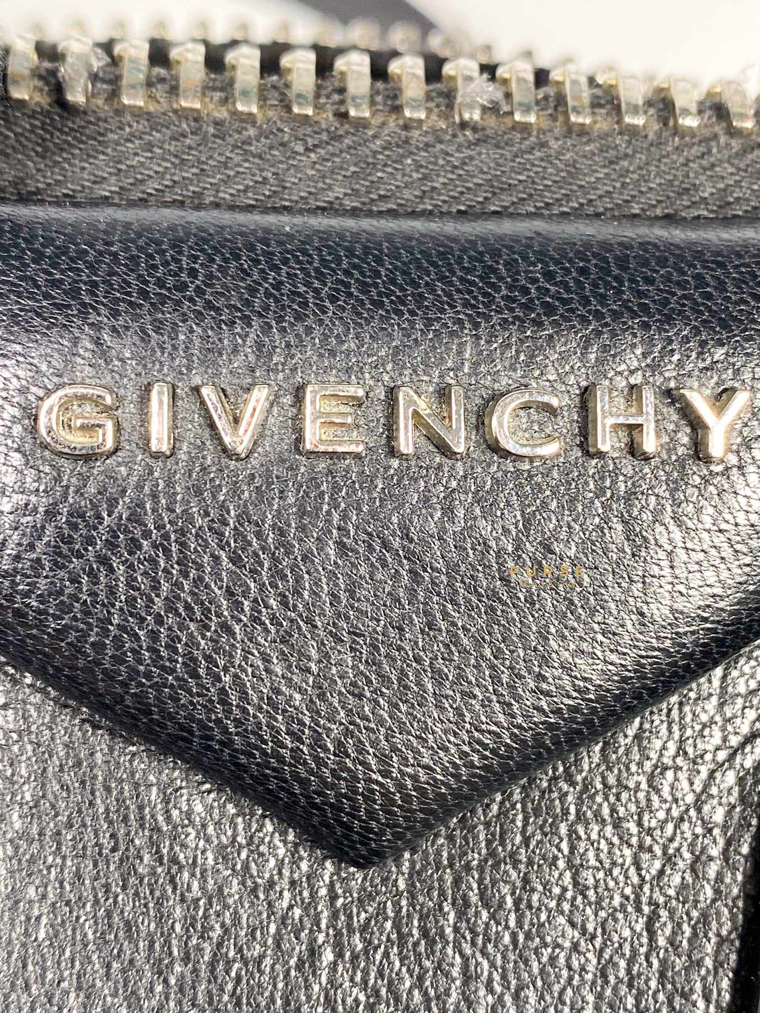 Givenchy Mini Antigona Black Grained Calfskin