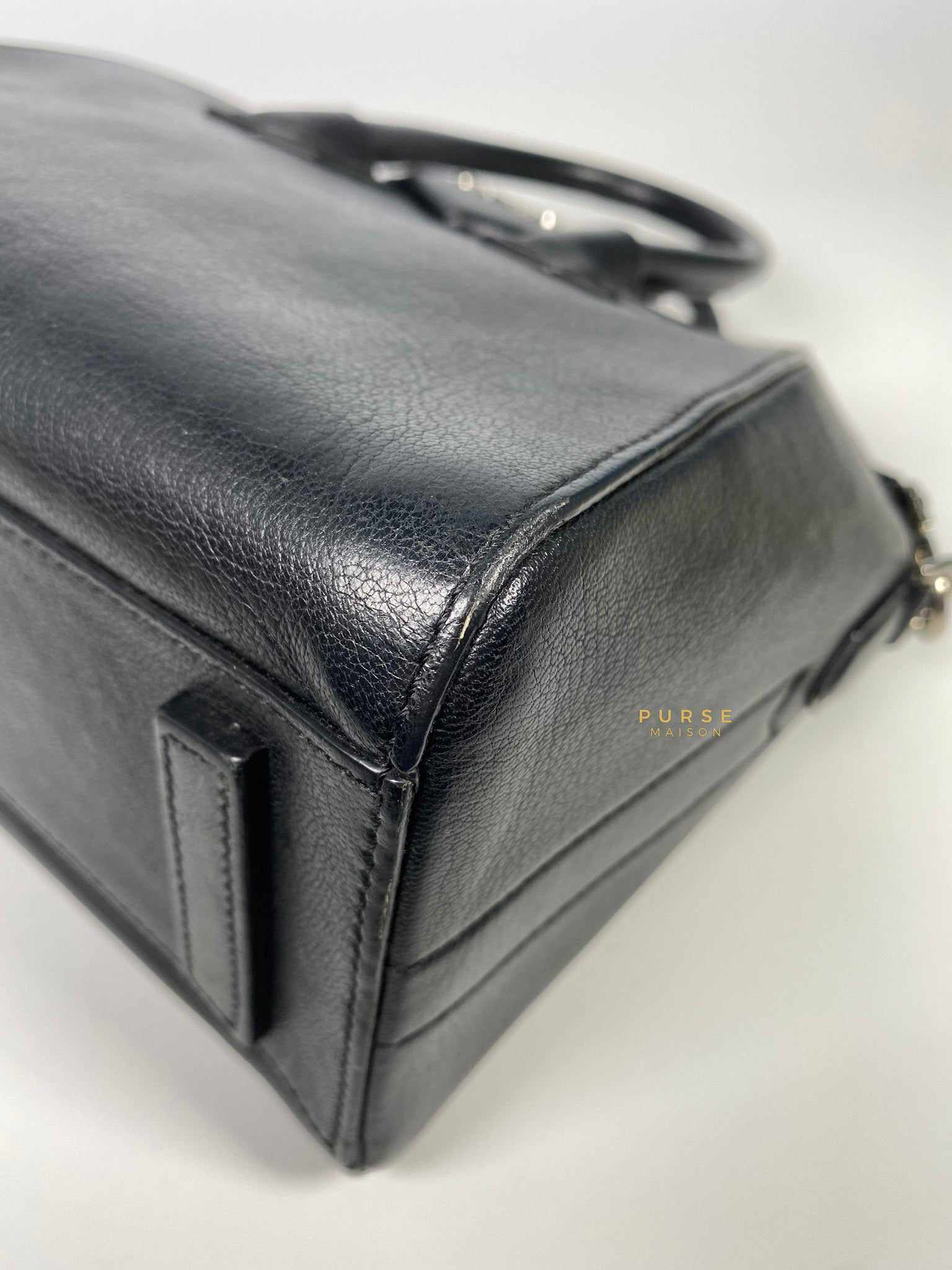 Givenchy Mini Antigona Black Grained Calfskin
