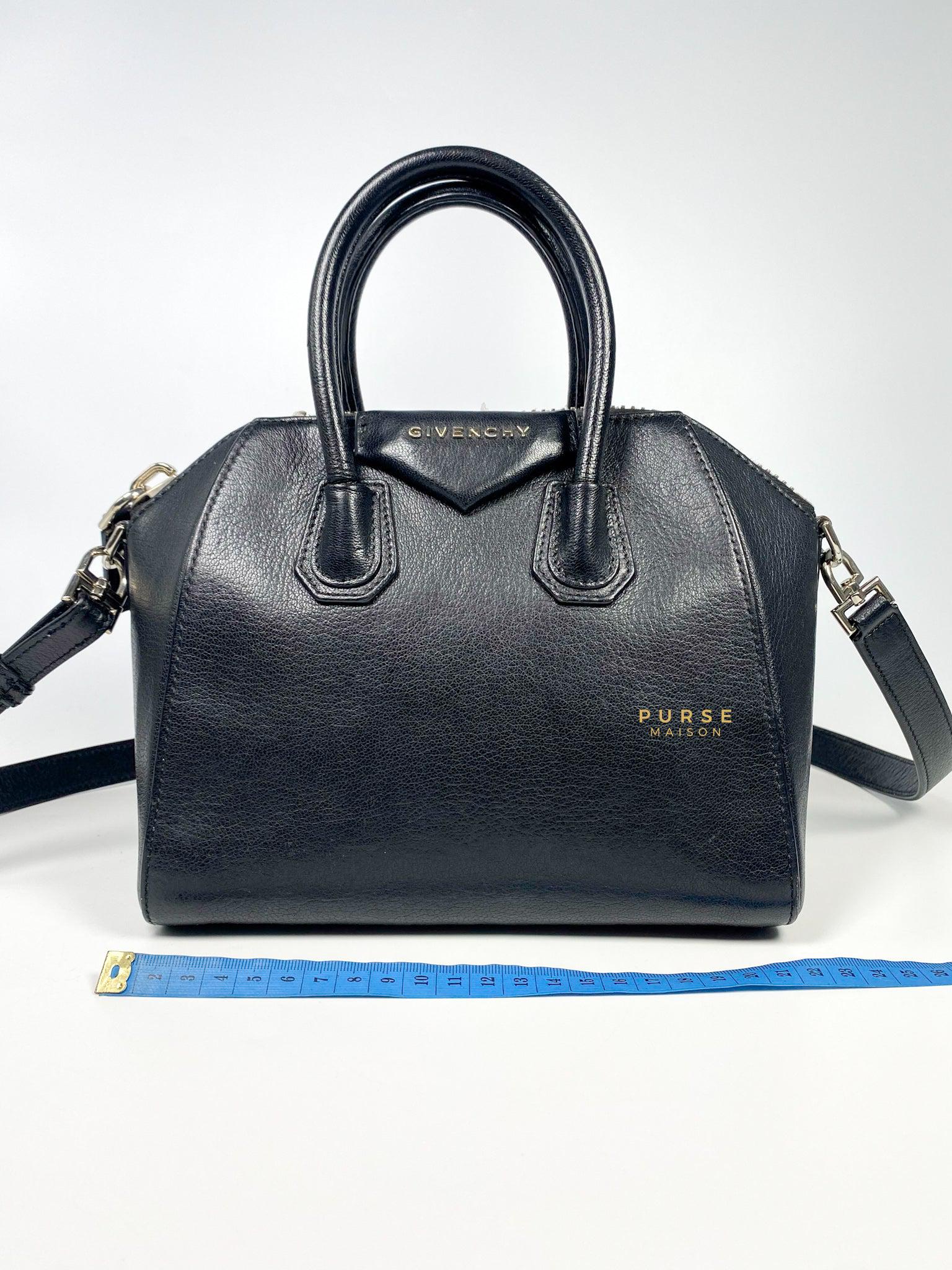 Givenchy Mini Antigona Black Grained Calfskin
