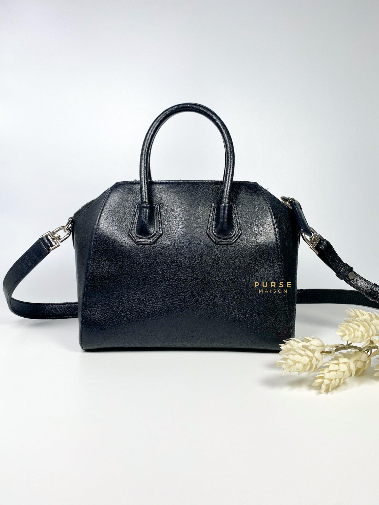 Givenchy Mini Antigona Black Grained Calfskin