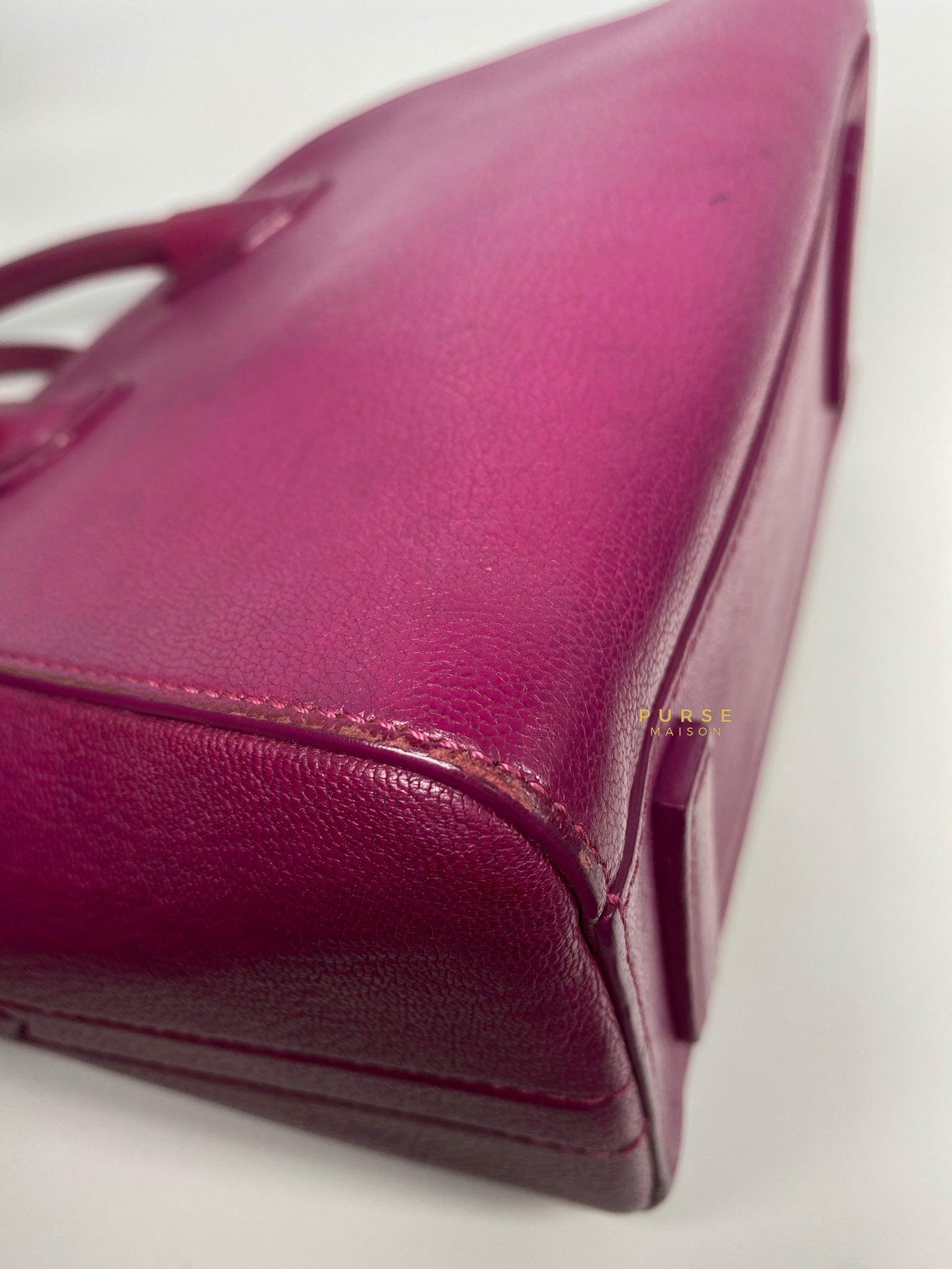 Givenchy Mini Antigona Fuchsia Grained Calfskin Leather