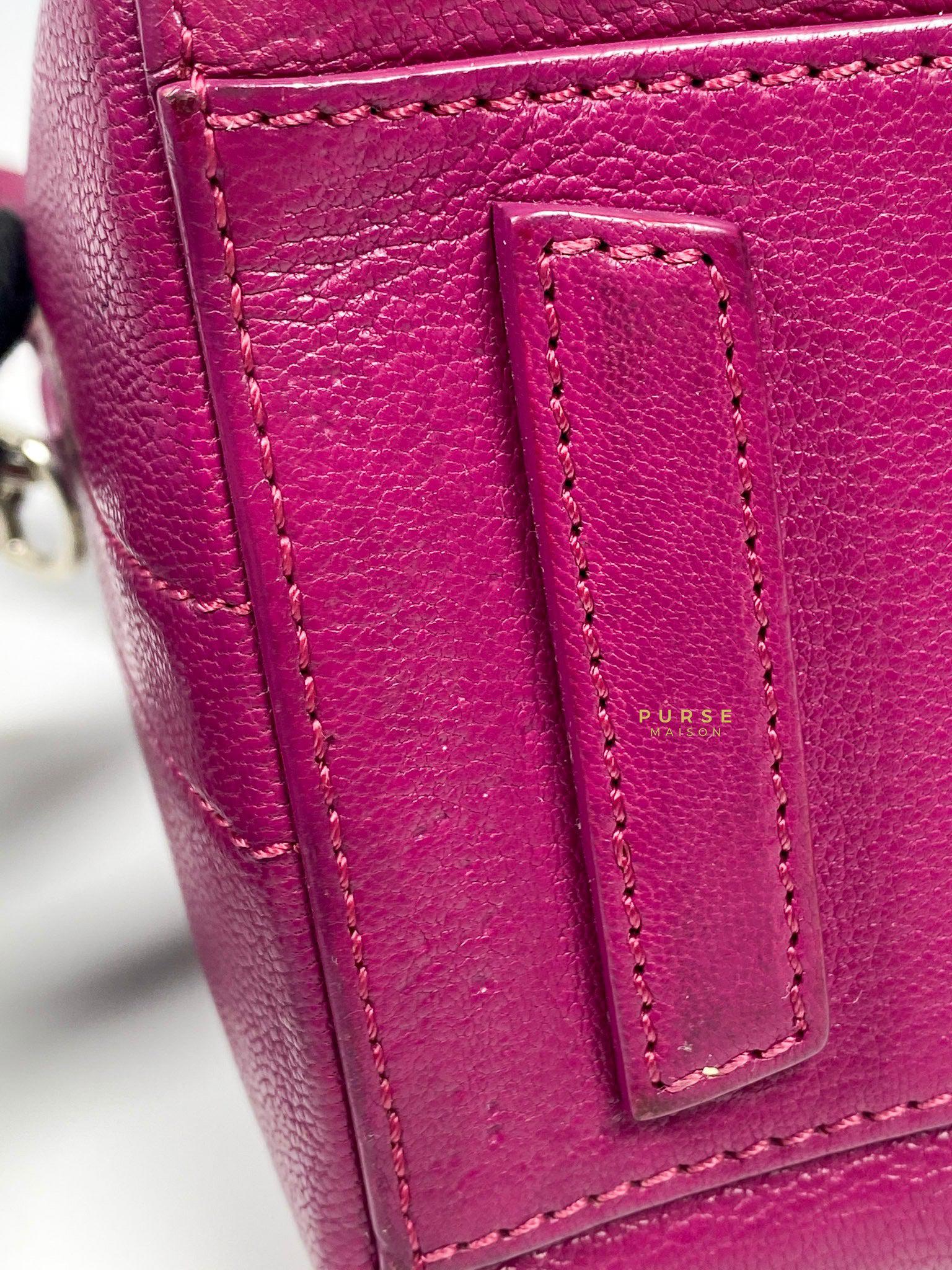 Givenchy Mini Antigona Fuchsia Grained Calfskin Leather