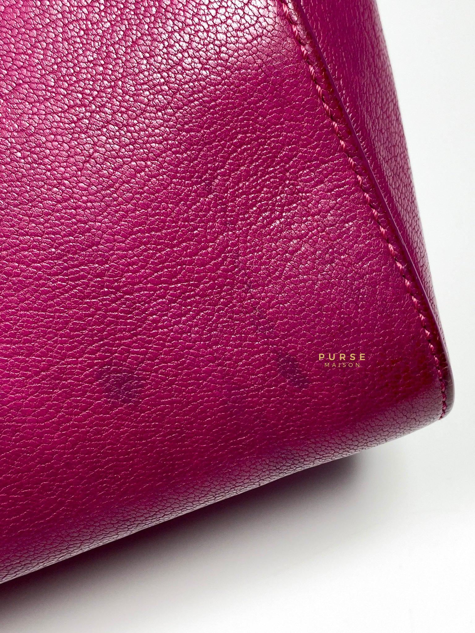 Givenchy Mini Antigona Fuchsia Grained Calfskin Leather