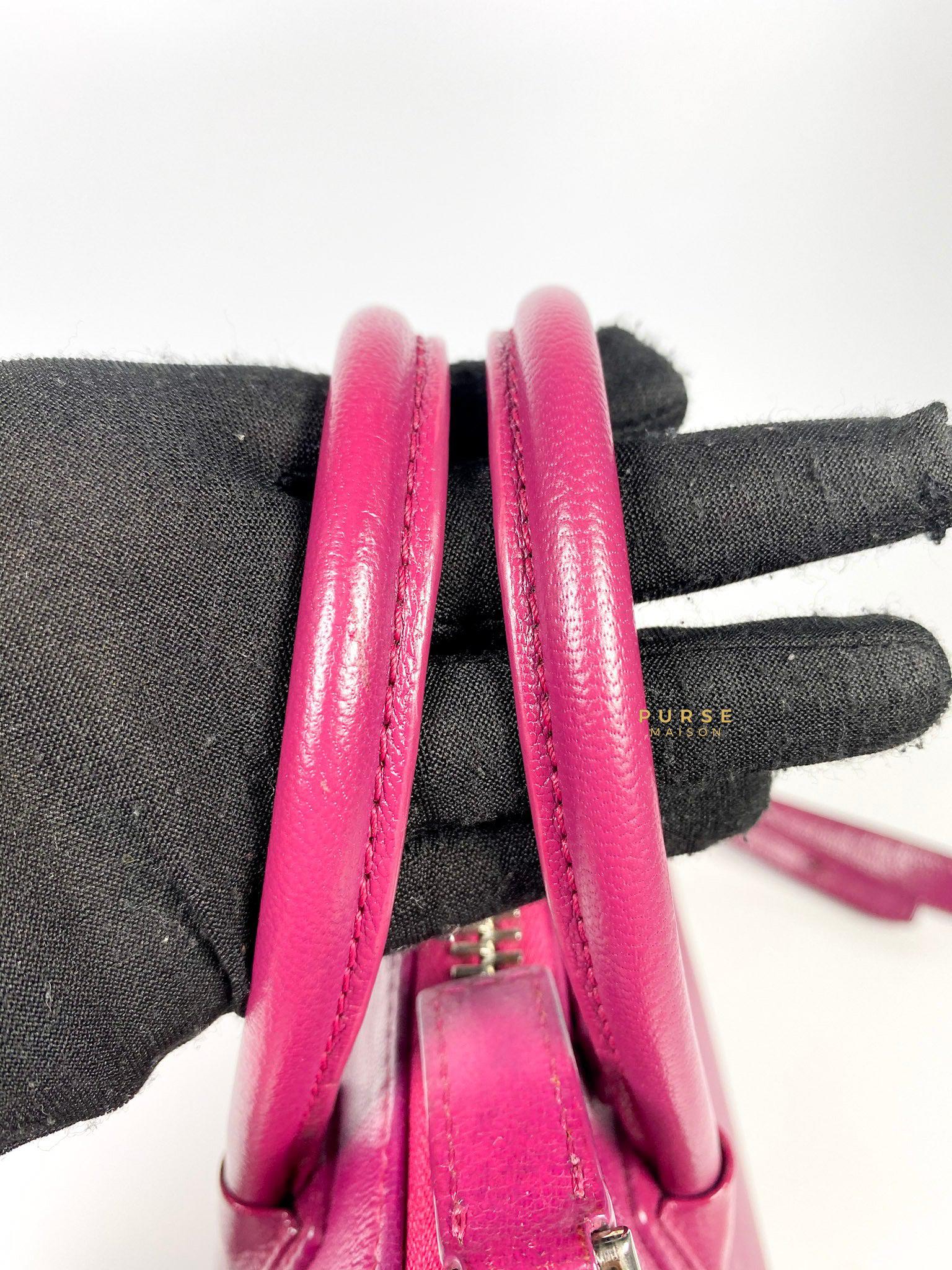 Givenchy Mini Antigona Fuchsia Grained Calfskin Leather