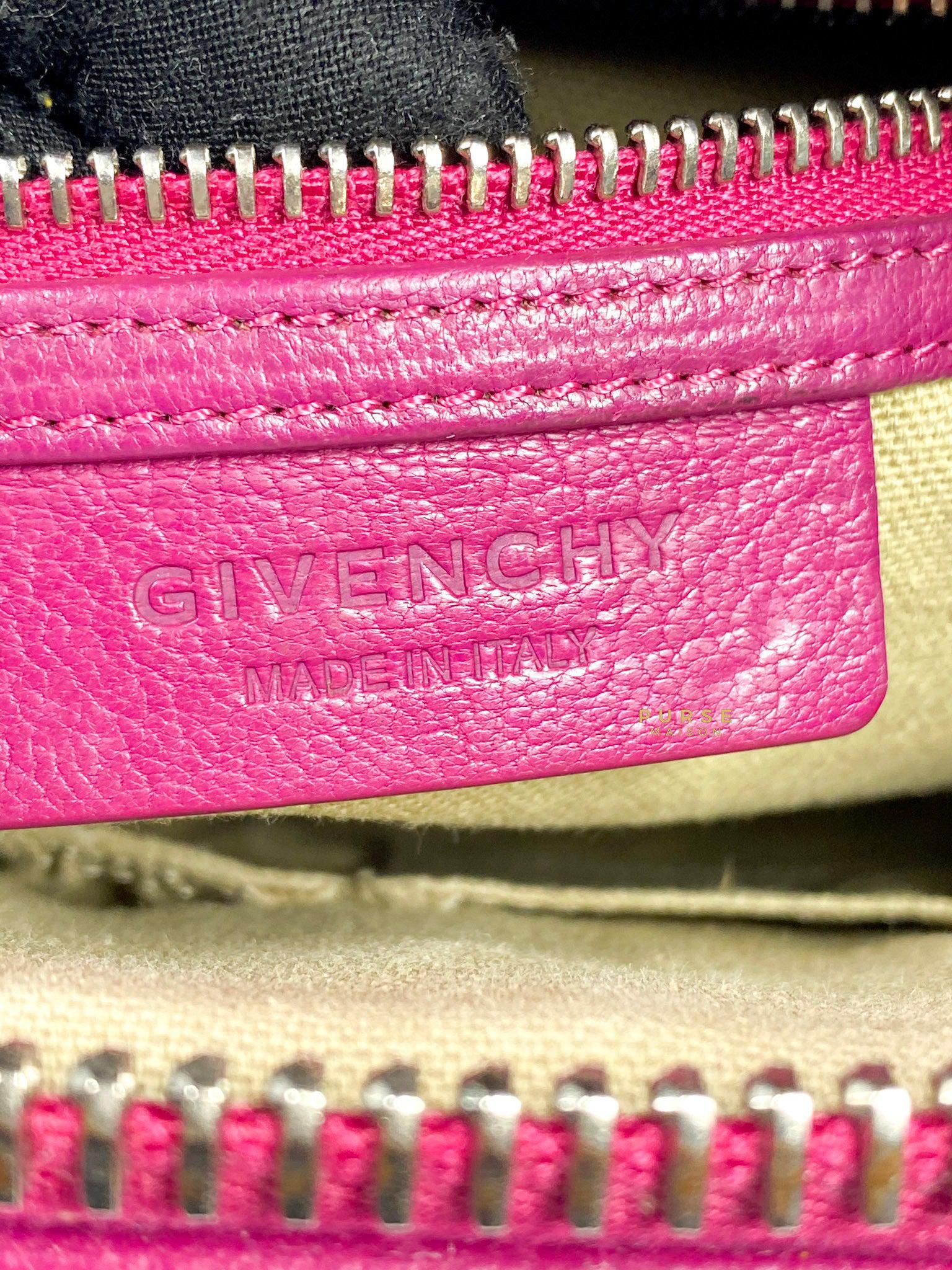 Givenchy Mini Antigona Fuchsia Grained Calfskin Leather