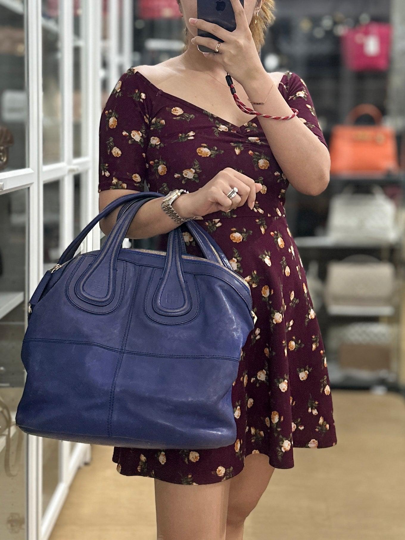 Givenchy Nightingale Blue Medium Lambskin Bag