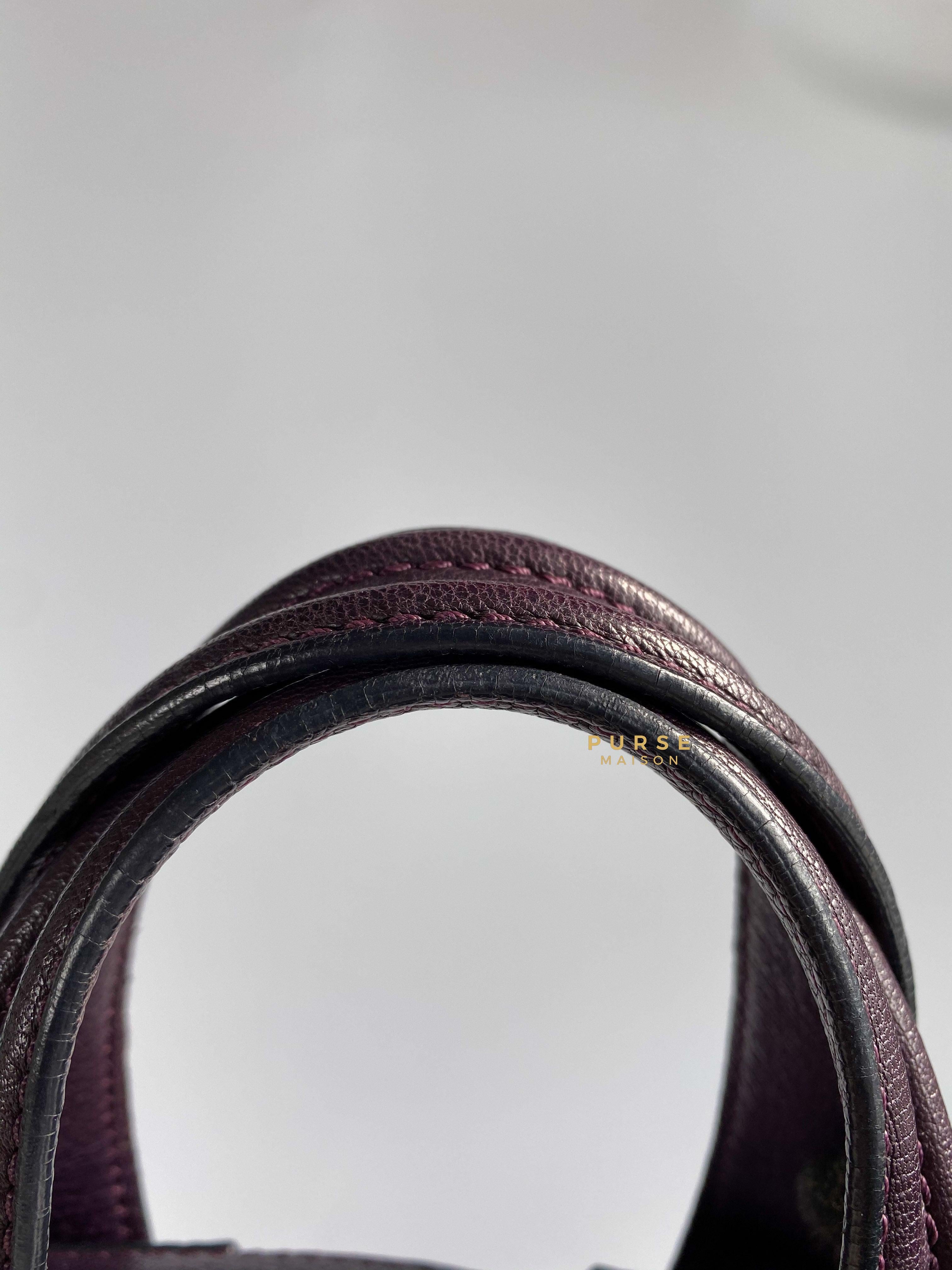 Givenchy Nightingale Plum Medium Grained Leather | Purse Maison Luxury Bags Shop