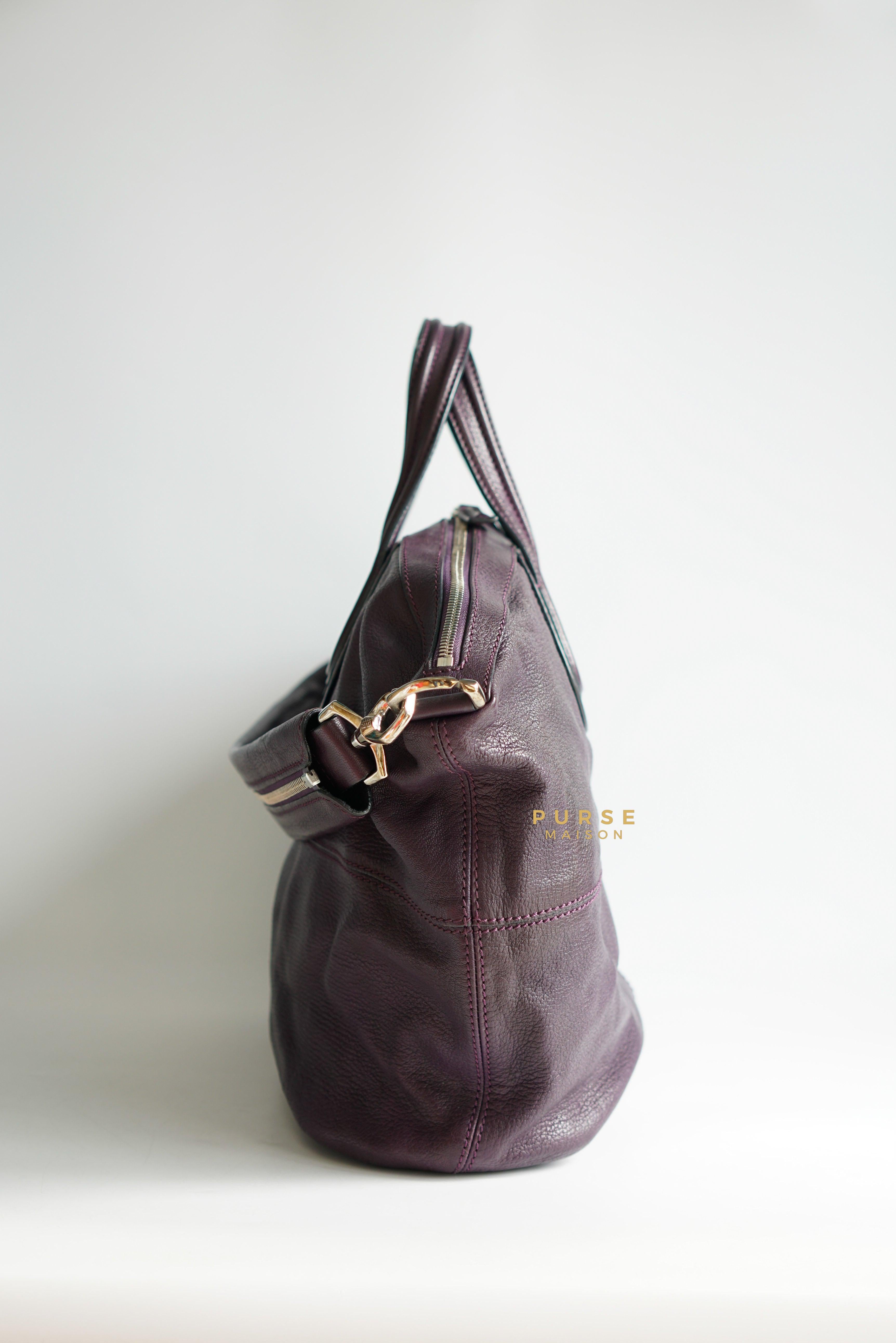 Givenchy Nightingale Plum Medium Grained Leather | Purse Maison Luxury Bags Shop