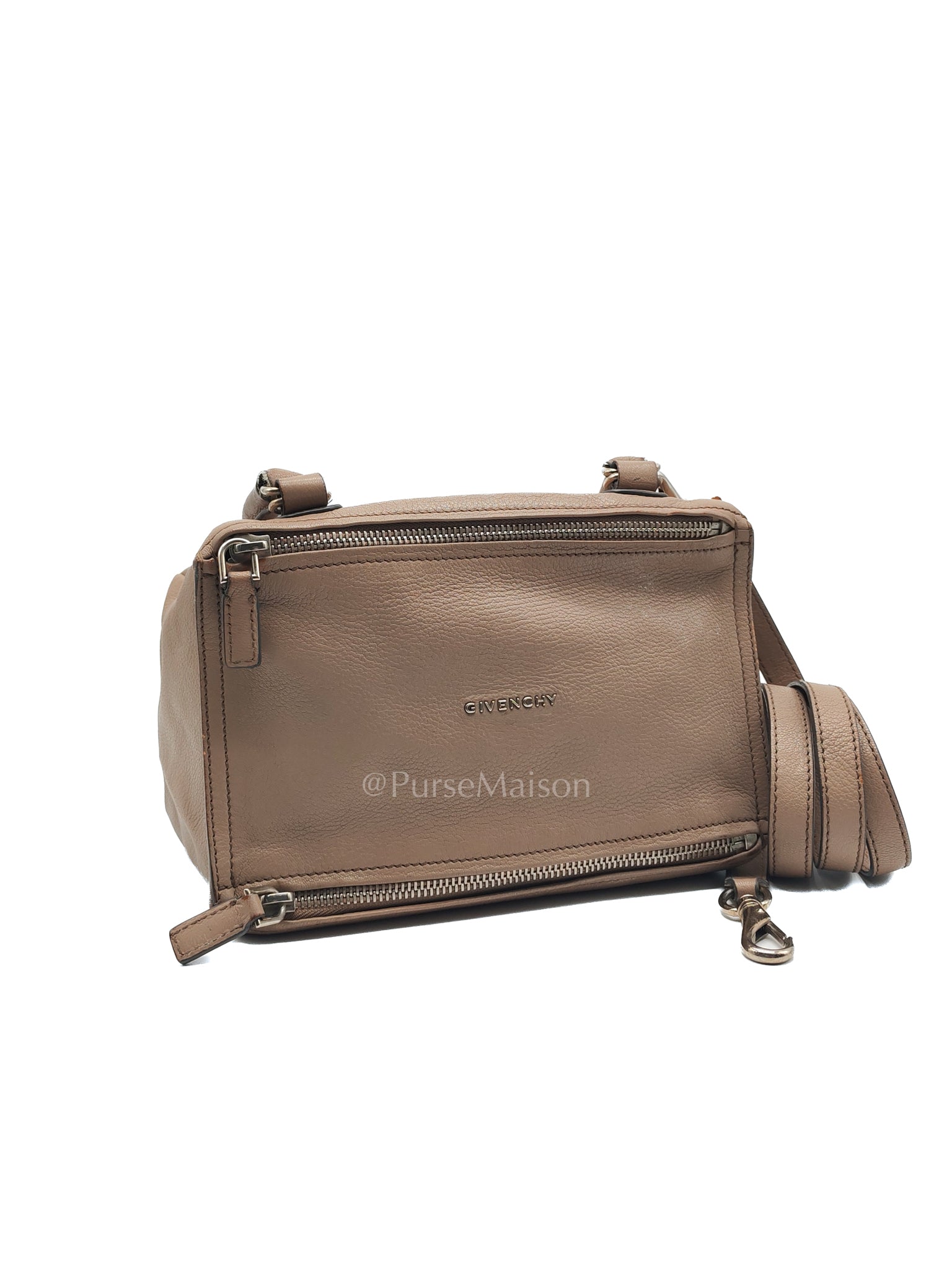 Pandora Small in Grained Goatskin Leather Crossbody Bag | Purse Maison Luxury Bags Shop