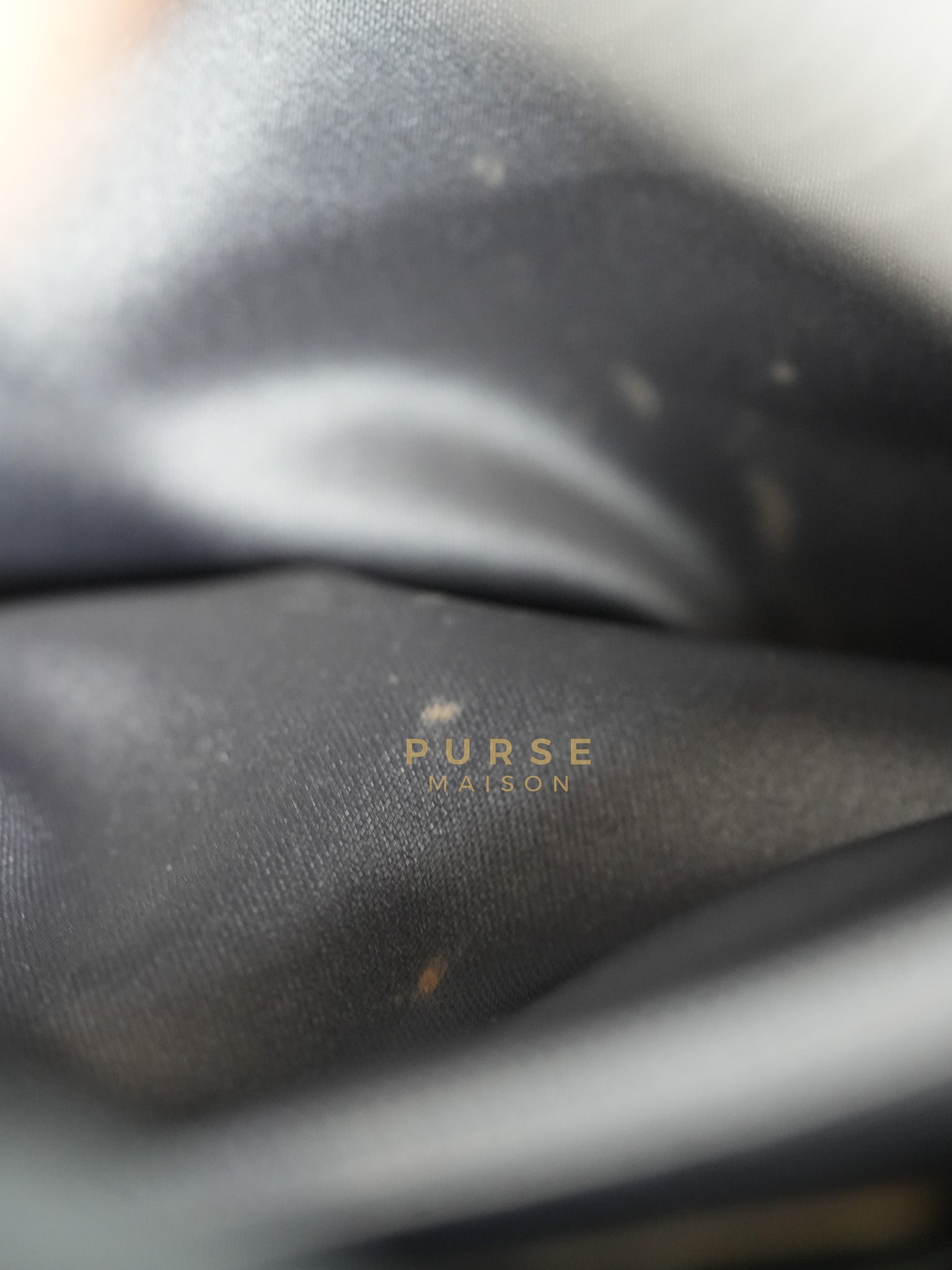 Glazed Bowling Bag Large in Black Caviar Leather and Ruthenium Hardware (Series 13) | Purse Maison Luxury Bags Shop